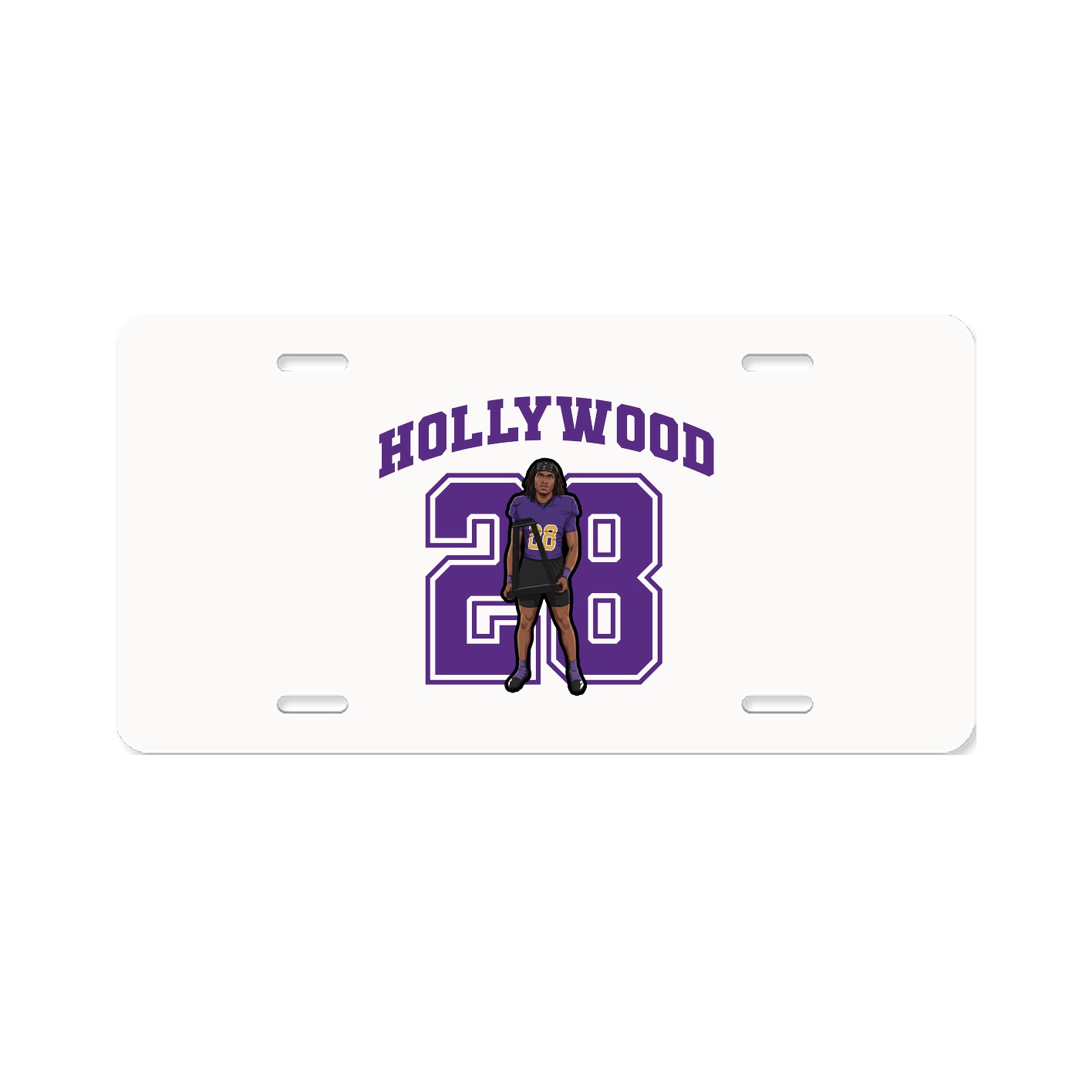 License Plate — Number in Classic