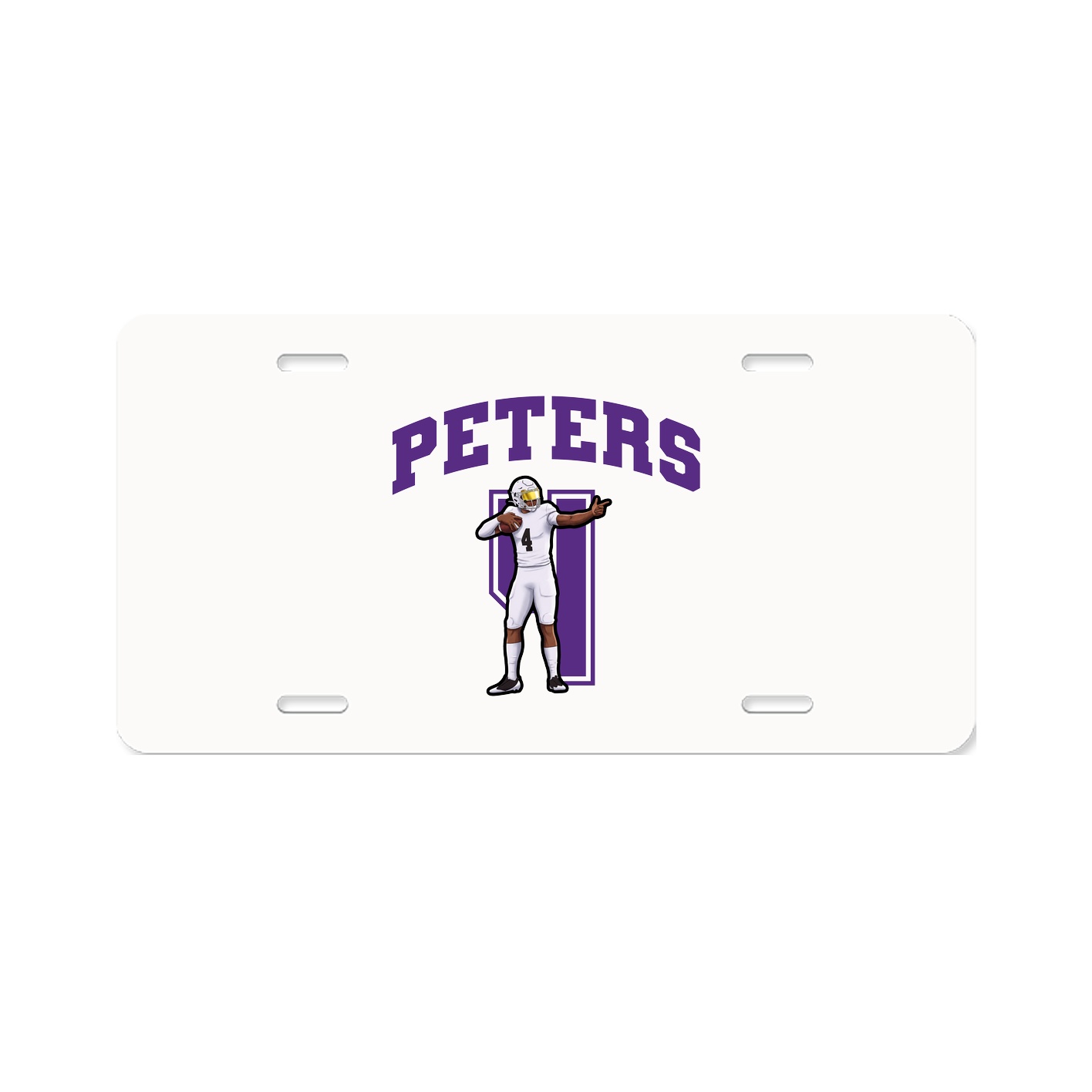 License Plate — Number in Classic
