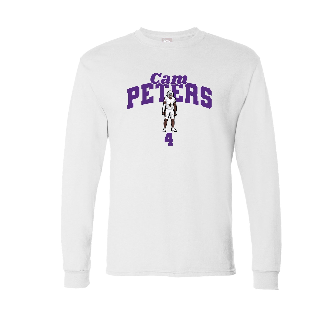 Long Sleeve Tee — Signature Arch in White