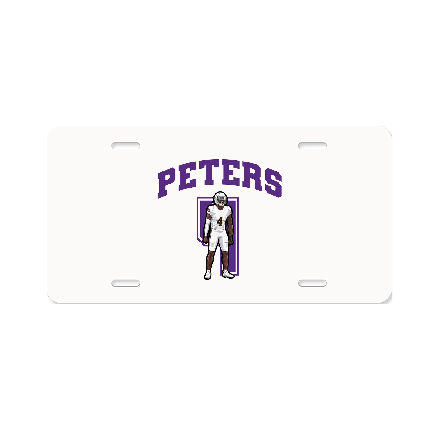 License Plate — Number in Classic