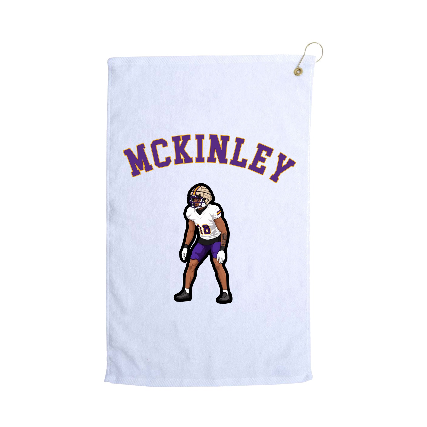 Golf Towel — Shirsey Arch in White