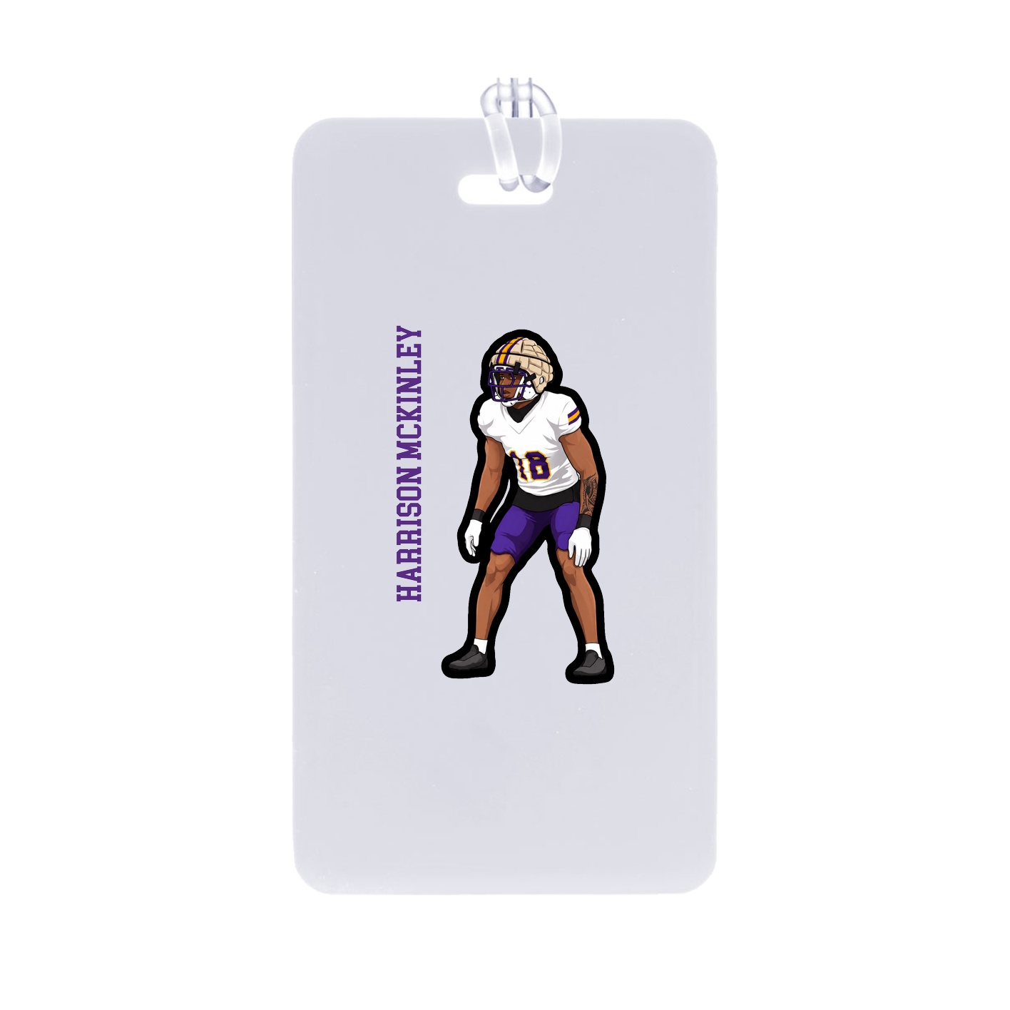 Bag Tag — Name Vertical in Classic