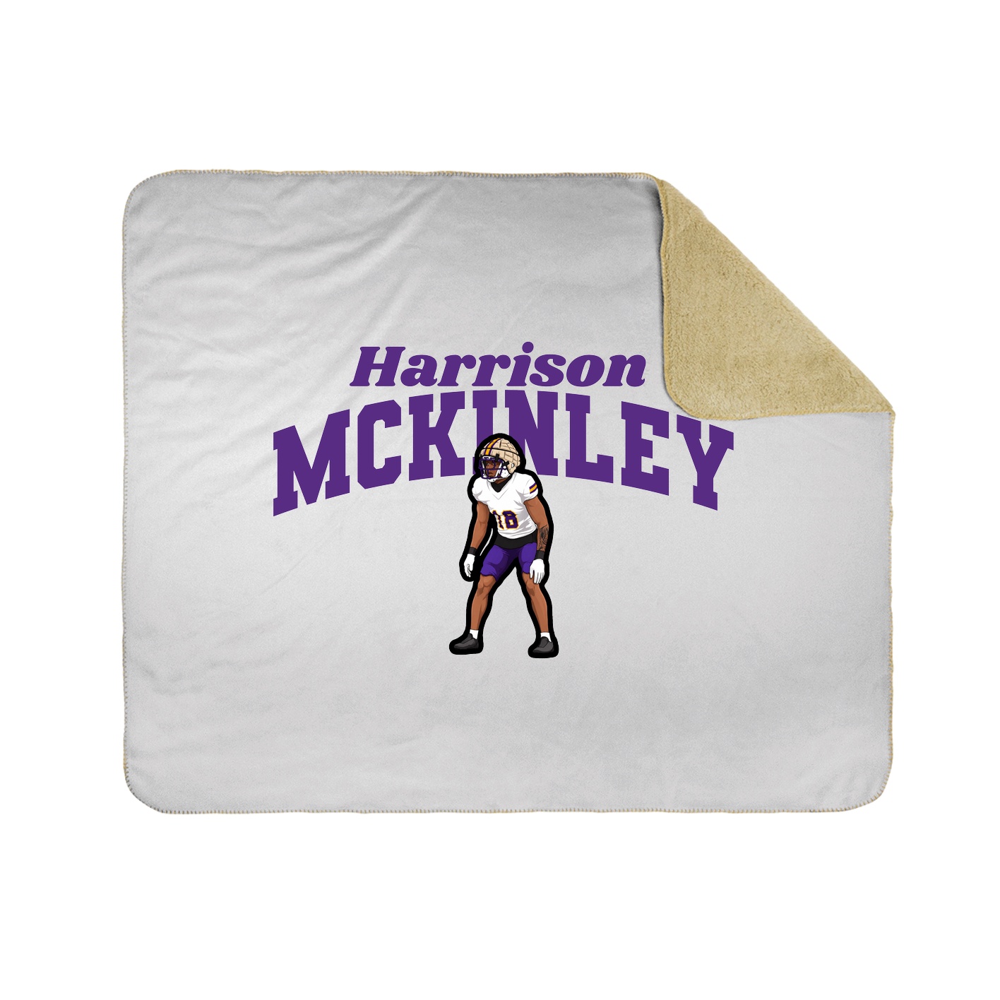 Throw Blanket — Signature Arch in White