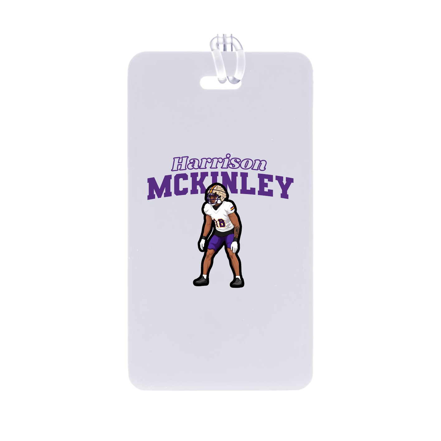 Bag Tag — Name Arch in Classic