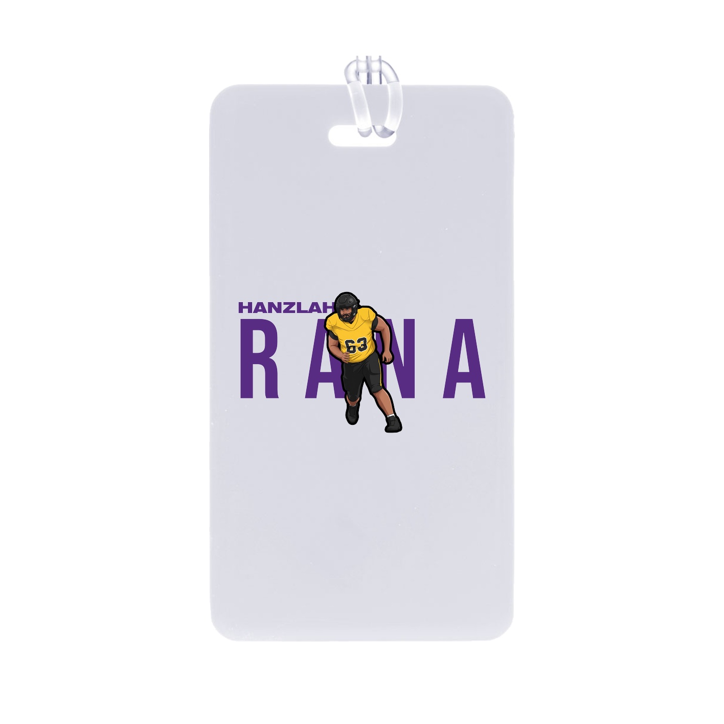 Bag Tag — Player Name in Classic
