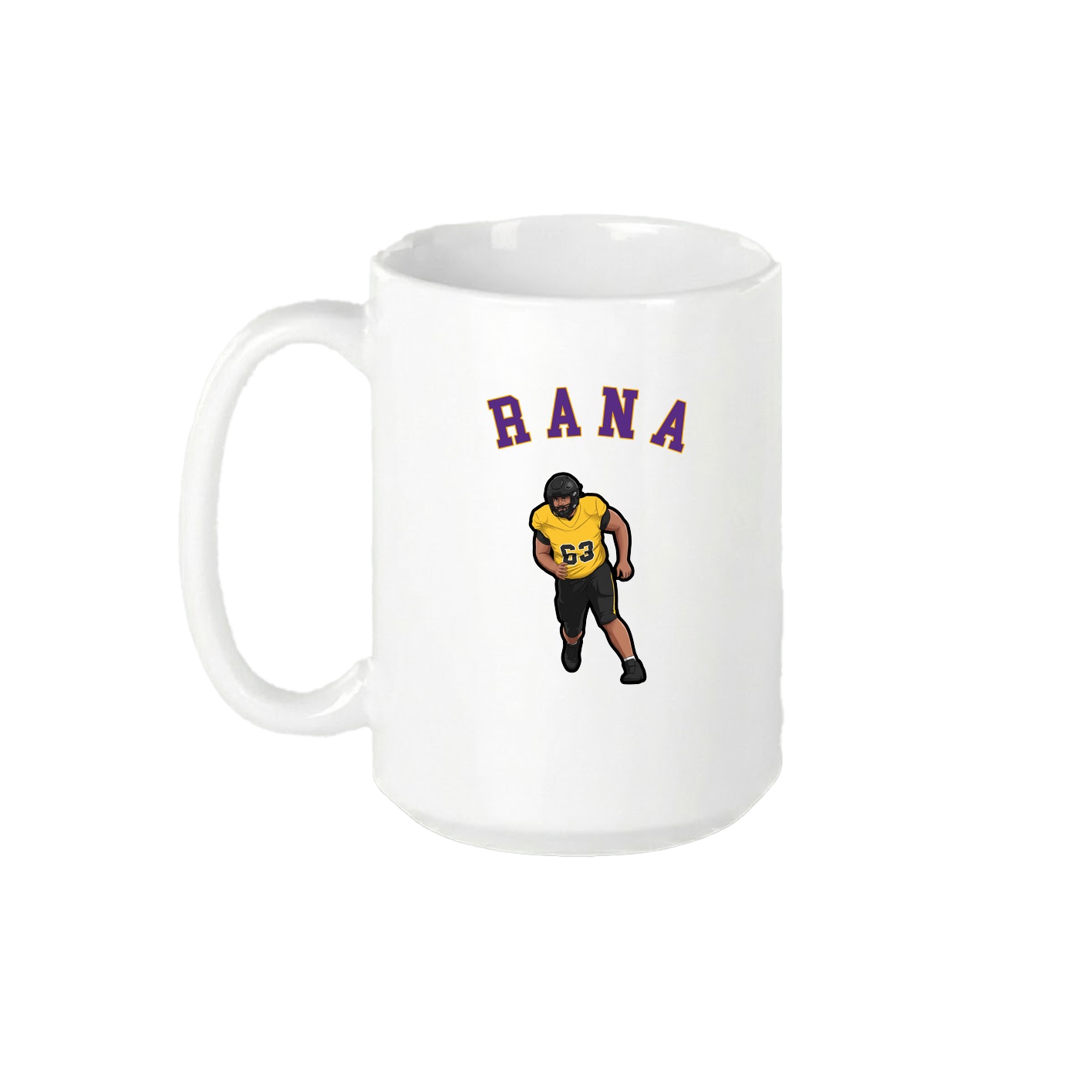 15oz Coffee Mug — Shirsey Arch in White