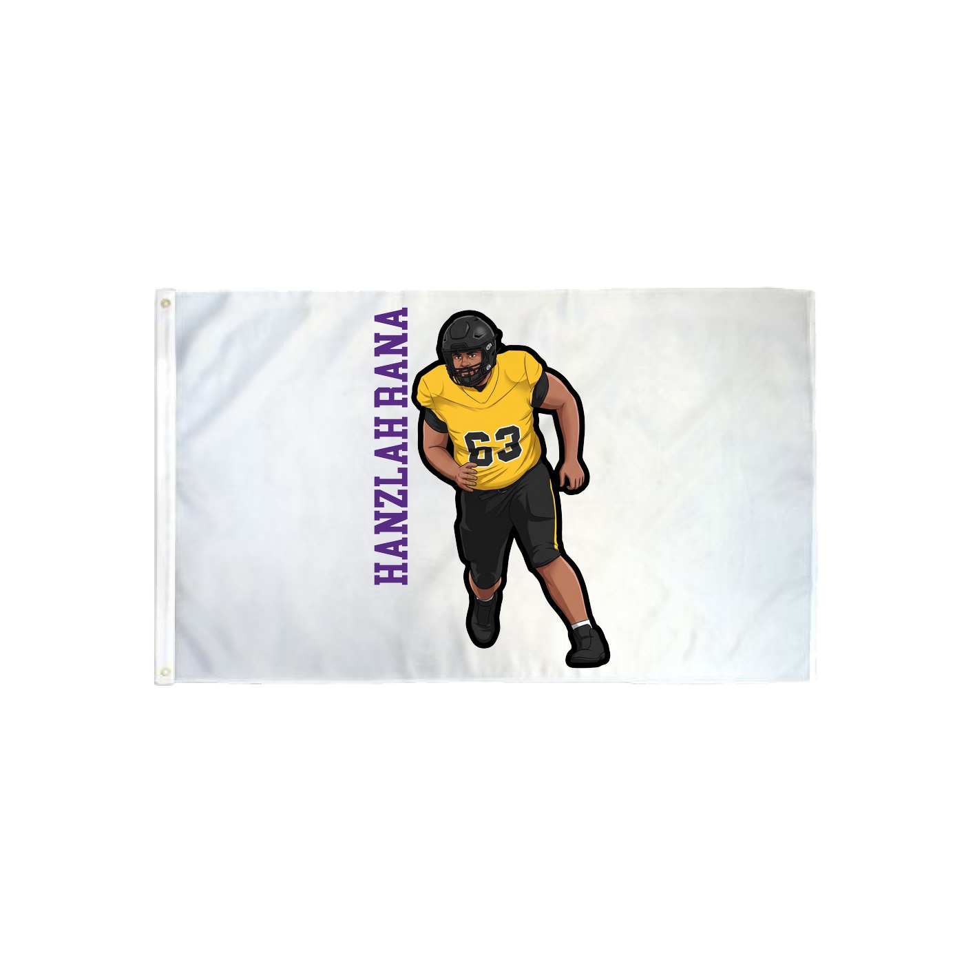 3x5 Flag — Name Vertical in Classic