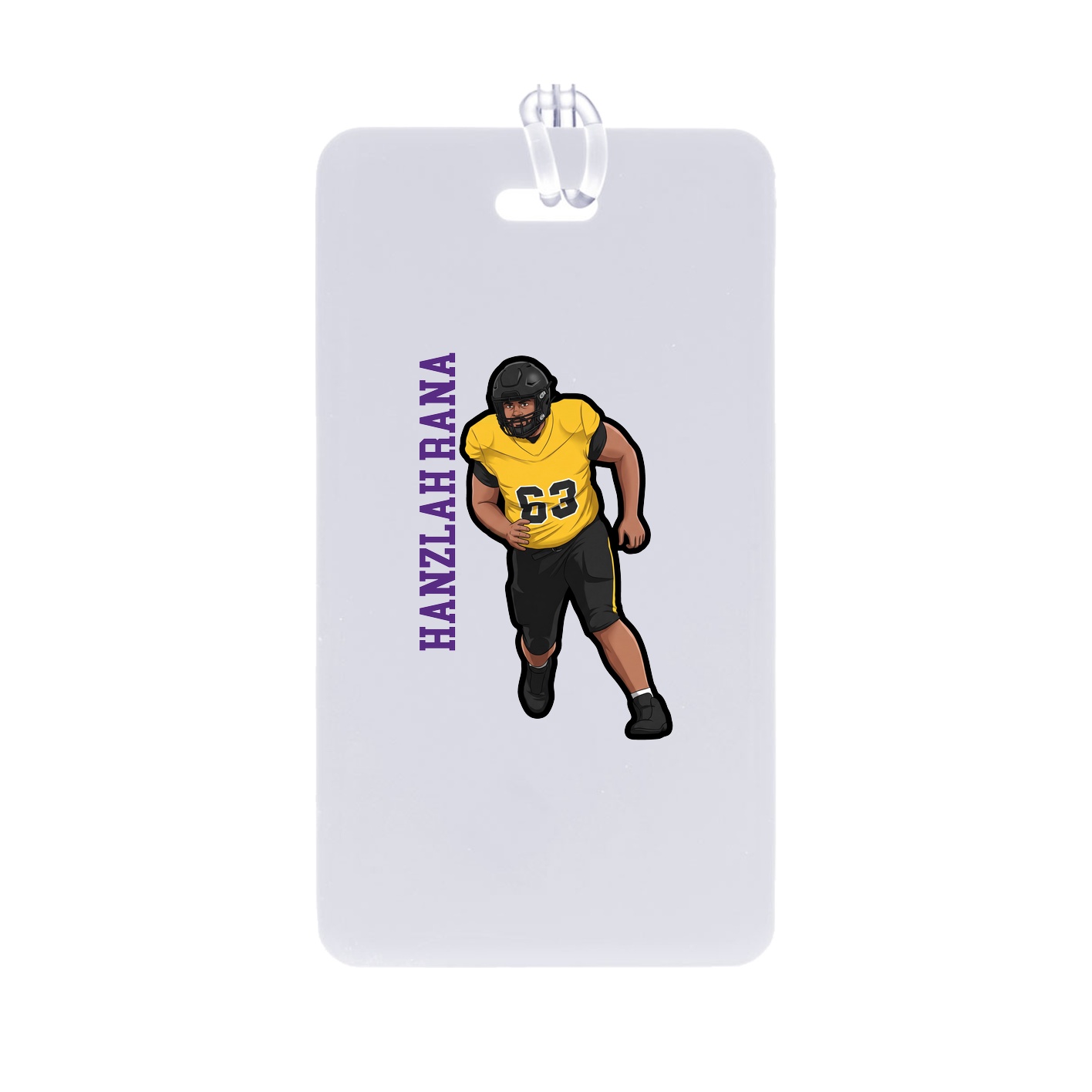 Bag Tag — Name Vertical in Classic