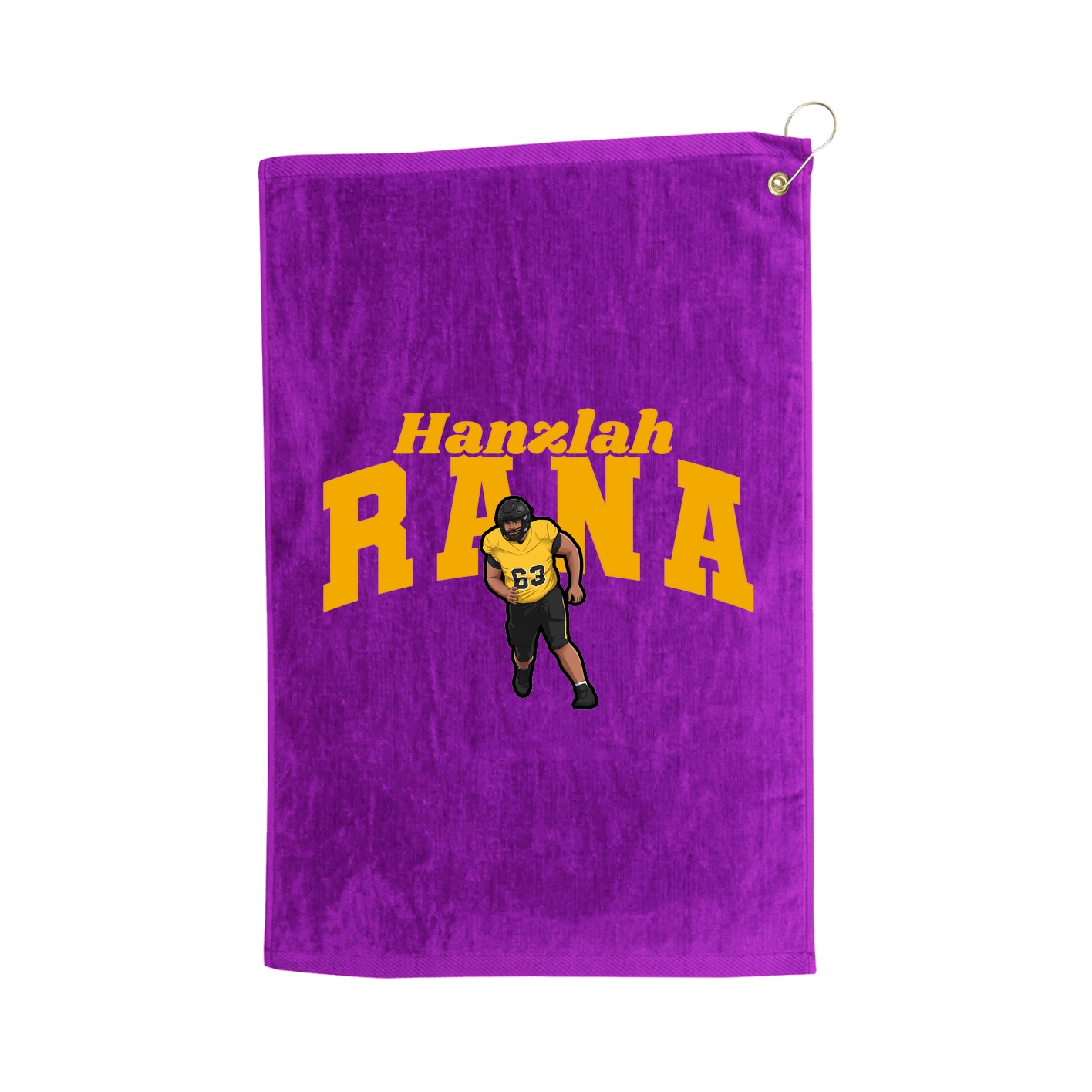 Golf Towel — Signature Arch in Purple