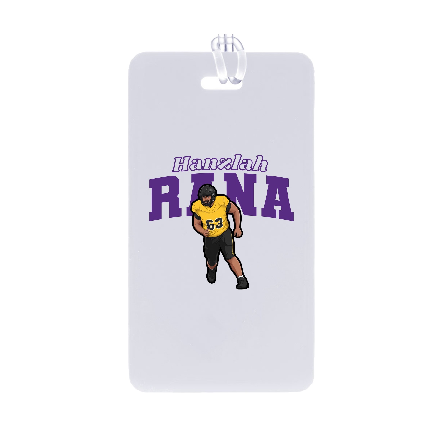 Bag Tag — Name Arch in Classic