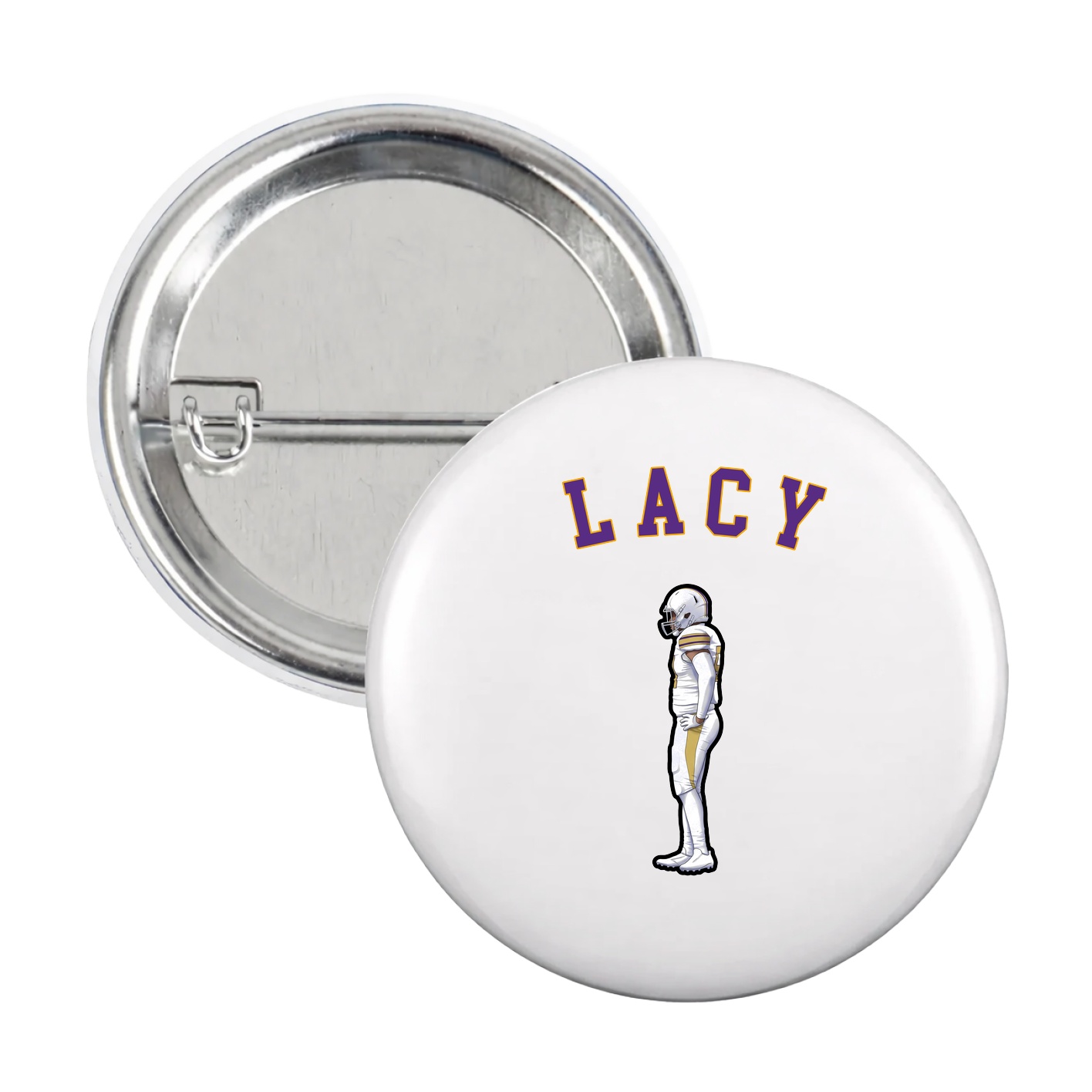 Game Day Button — Shirsey Arch in White