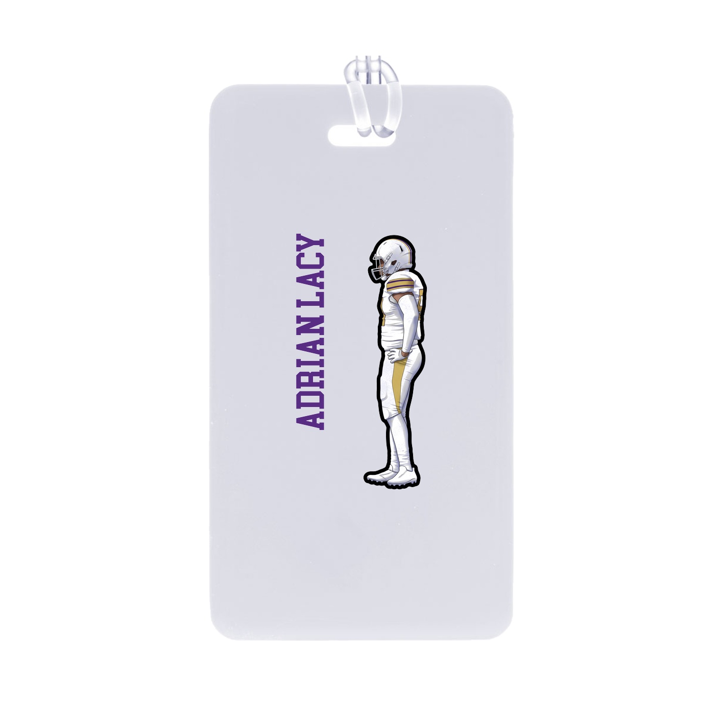 Bag Tag — Name Vertical in Classic