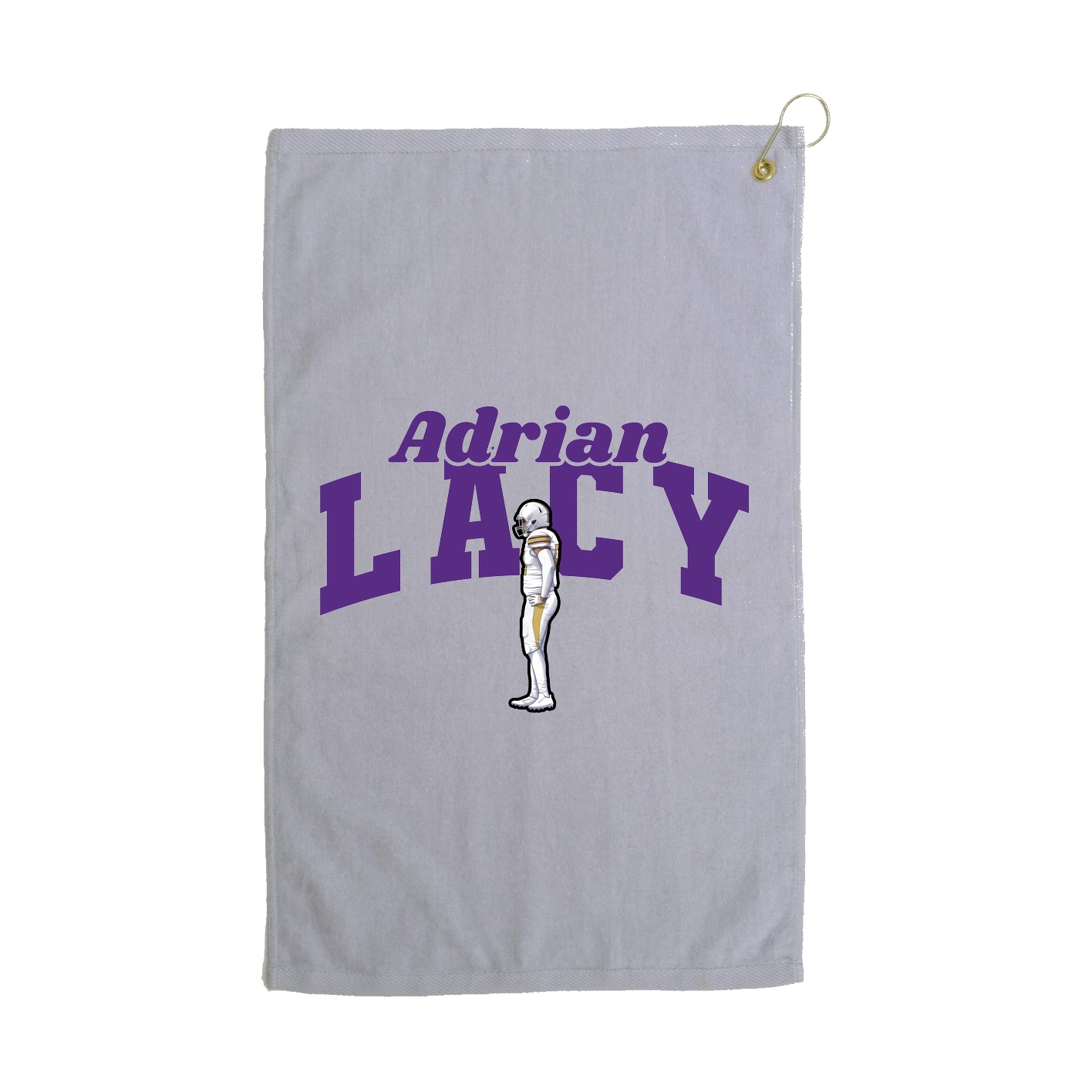 Golf Towel — Signature Arch in Grey