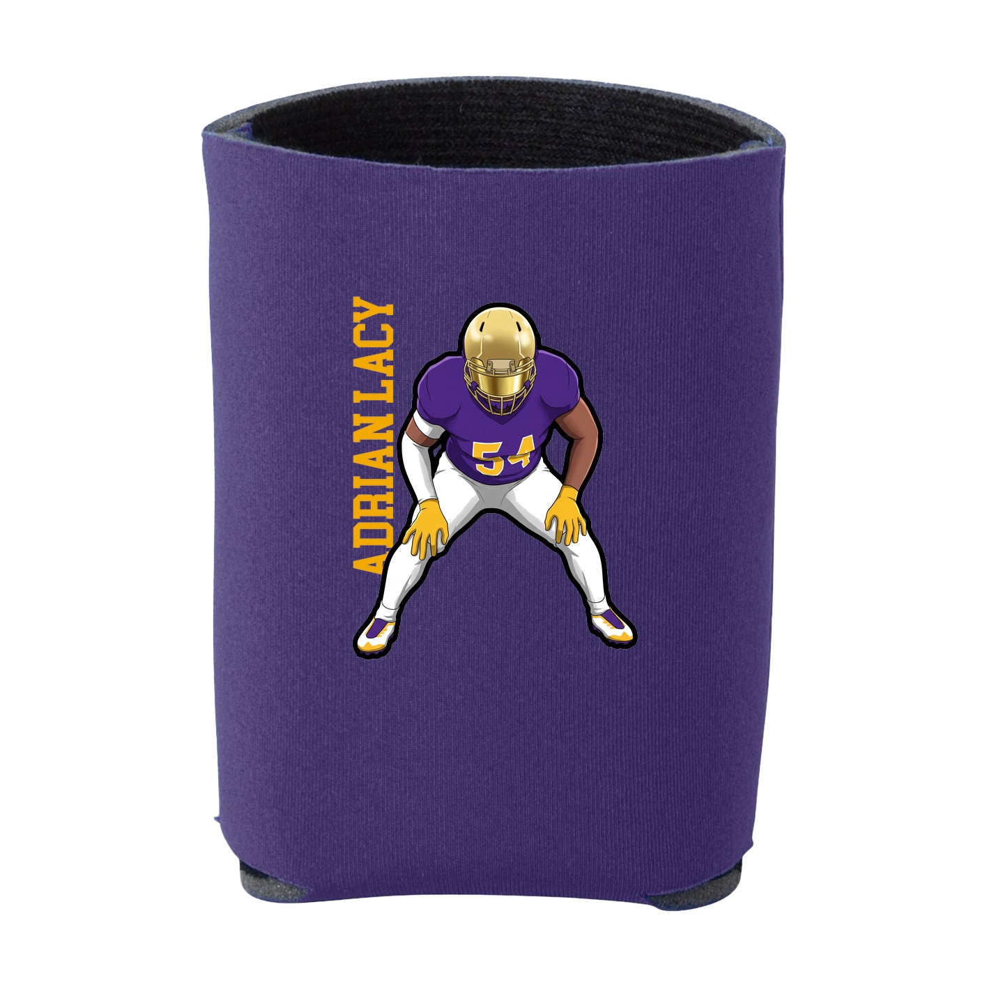 Can Holder — Name Vertical in Purple