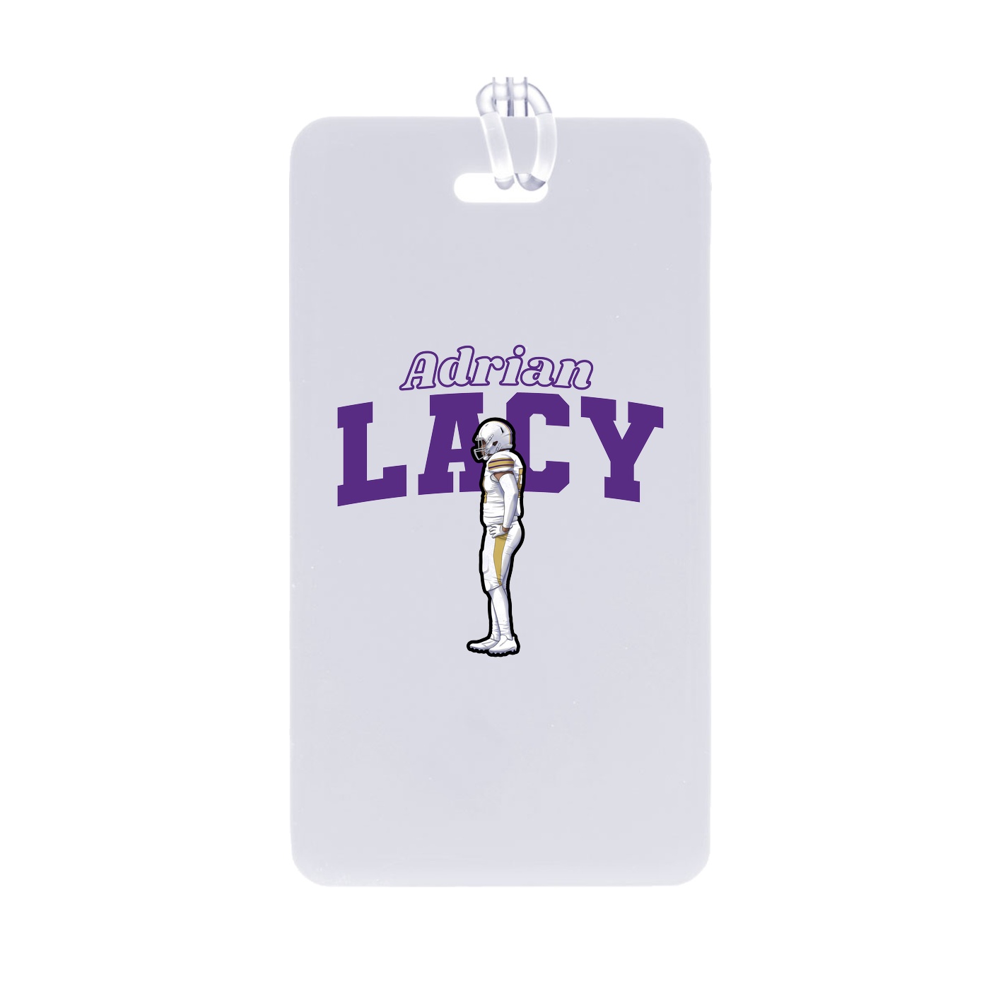 Bag Tag — Name Arch in Classic