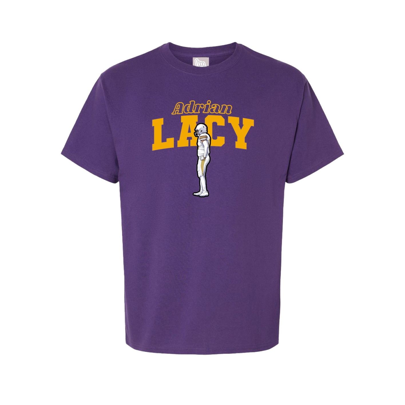 Youth Tee — Name Arch in Purple