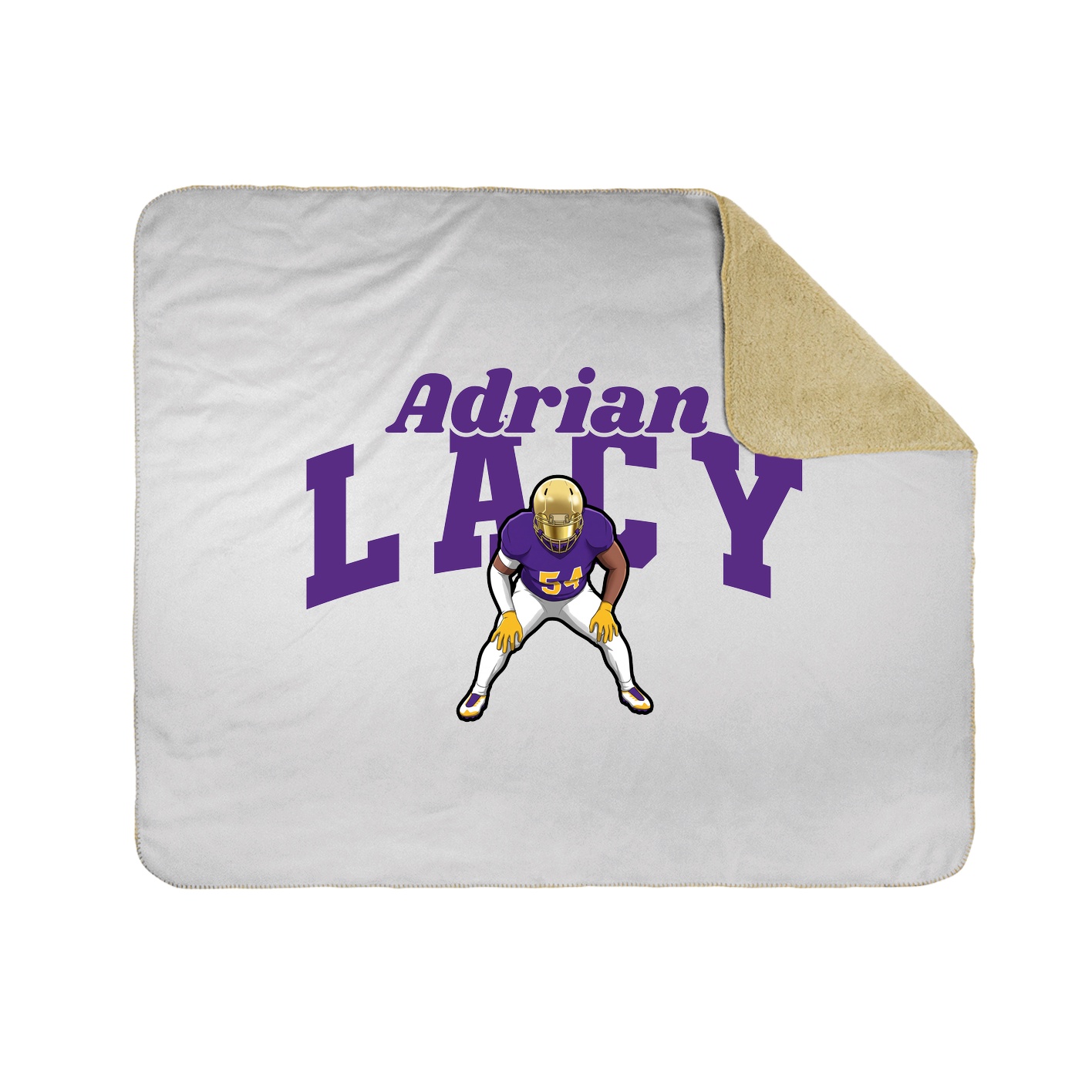 Throw Blanket — Signature Arch in White
