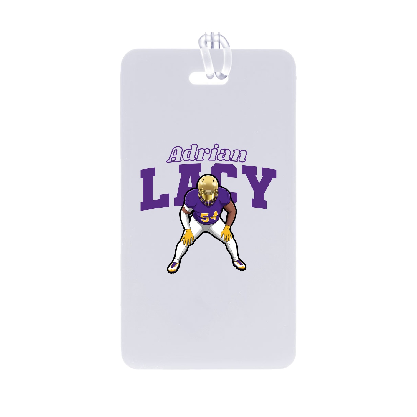 Bag Tag — Name Arch in Classic