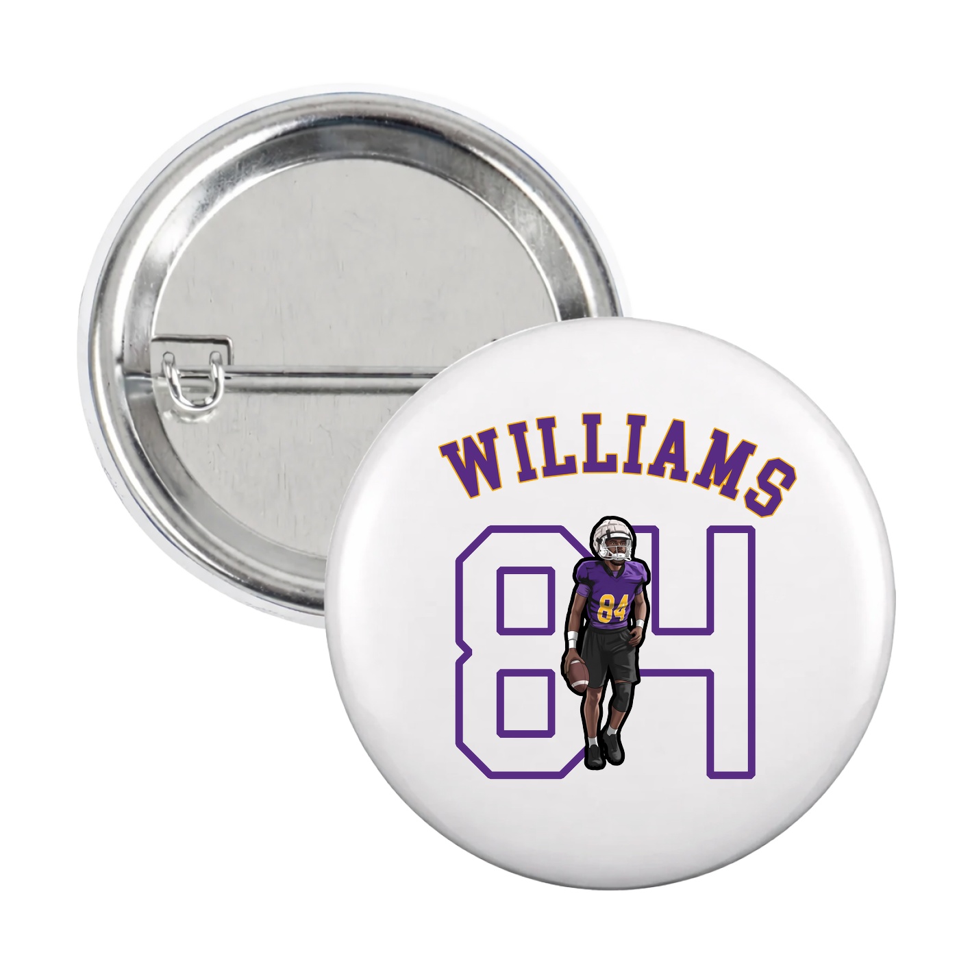 Game Day Button — Shirsey Arch in White