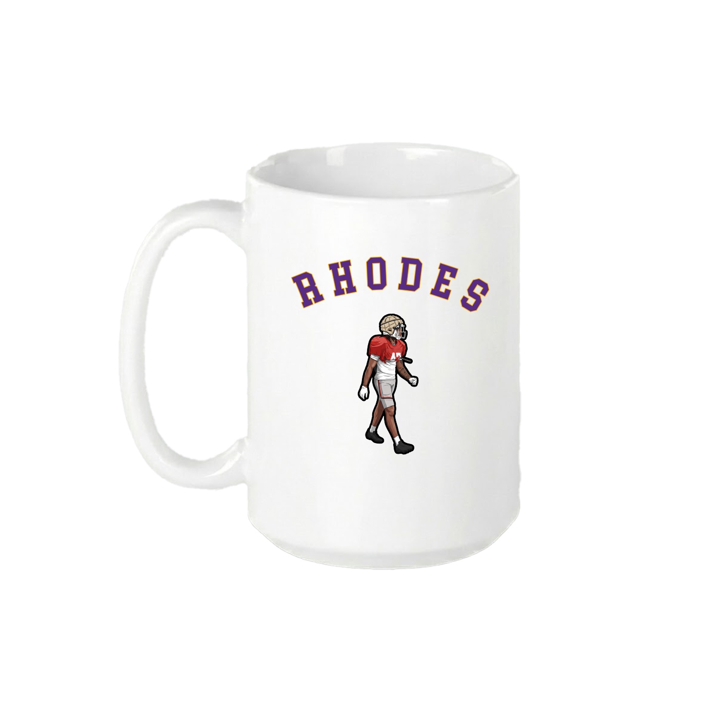 15oz Coffee Mug — Shirsey Arch in White