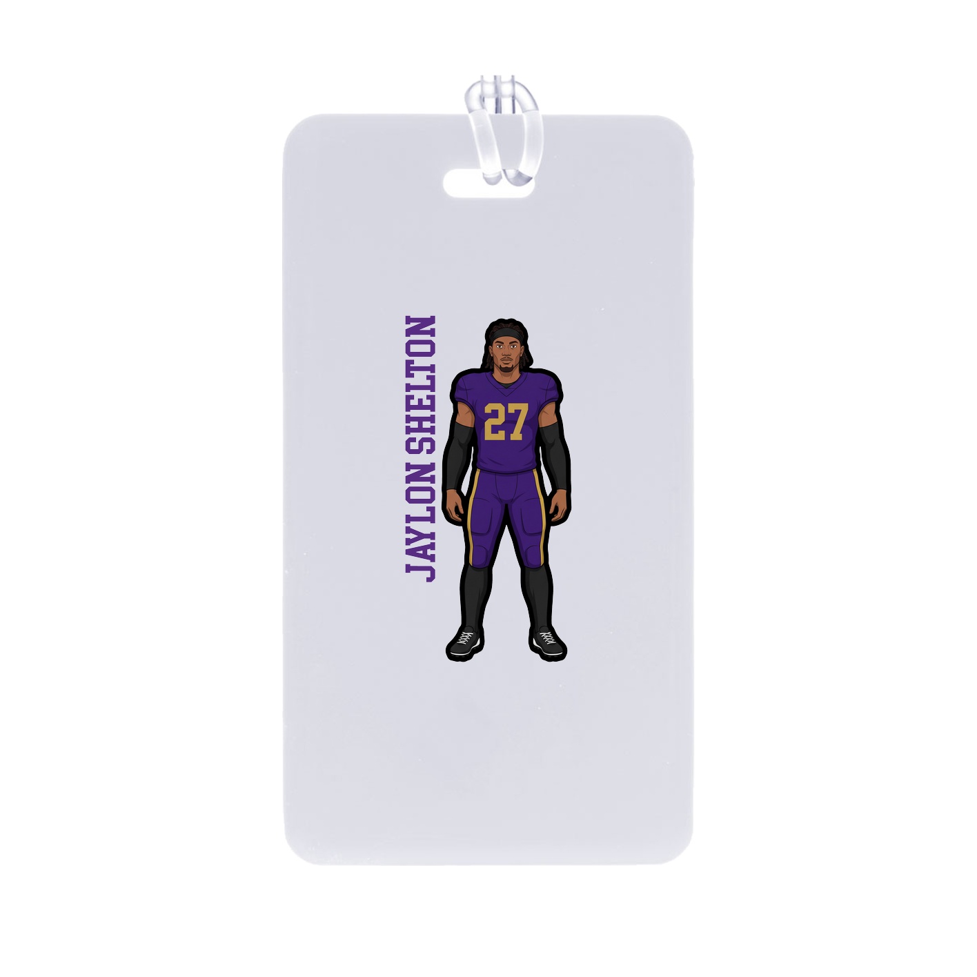 Bag Tag — Name Vertical in Classic