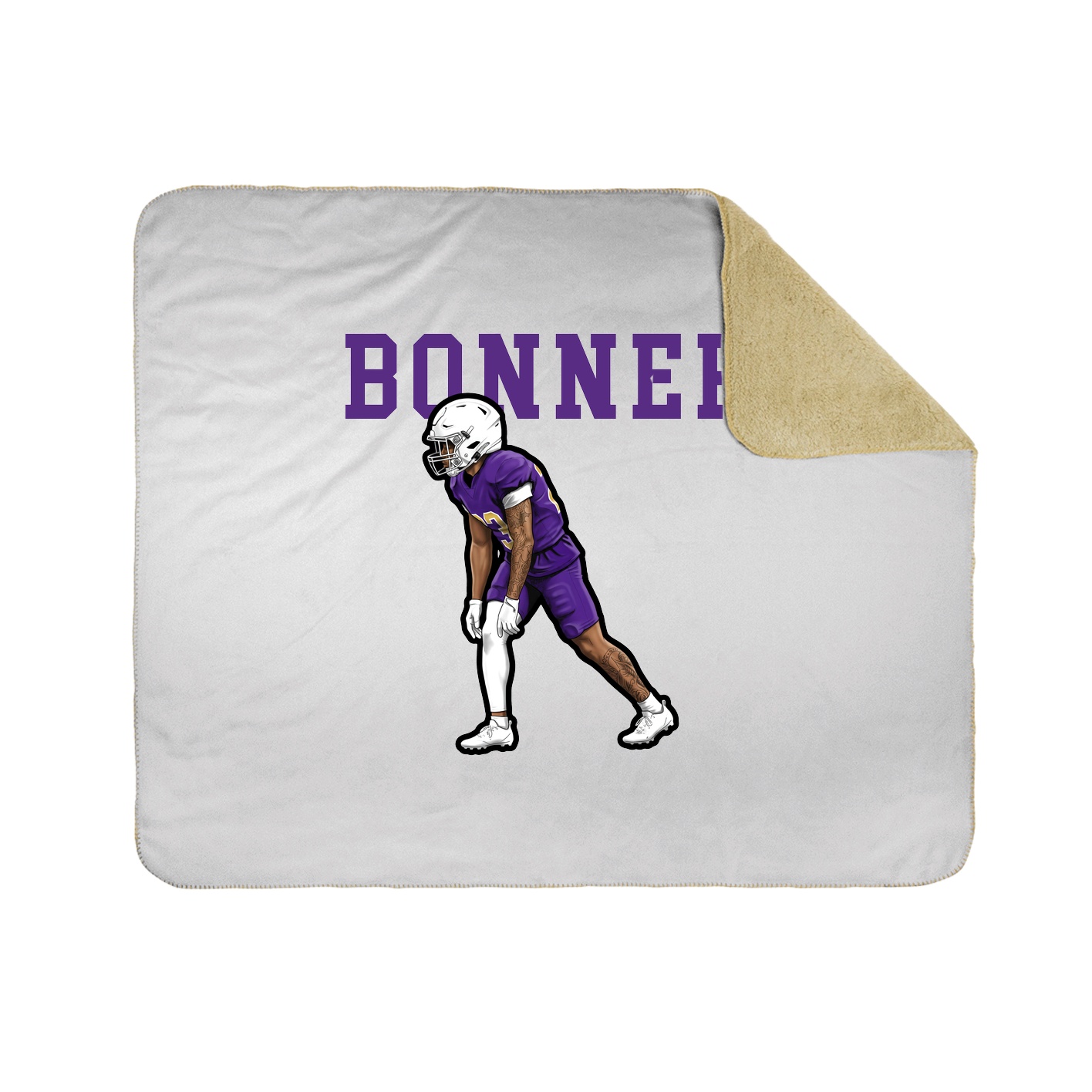 50x60 Sherpa Lined Throw Blanket