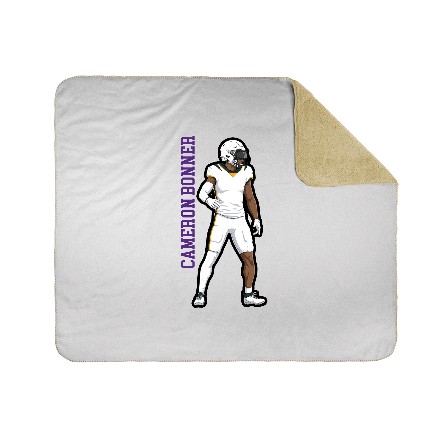 50x60 Sherpa Lined Throw Blanket