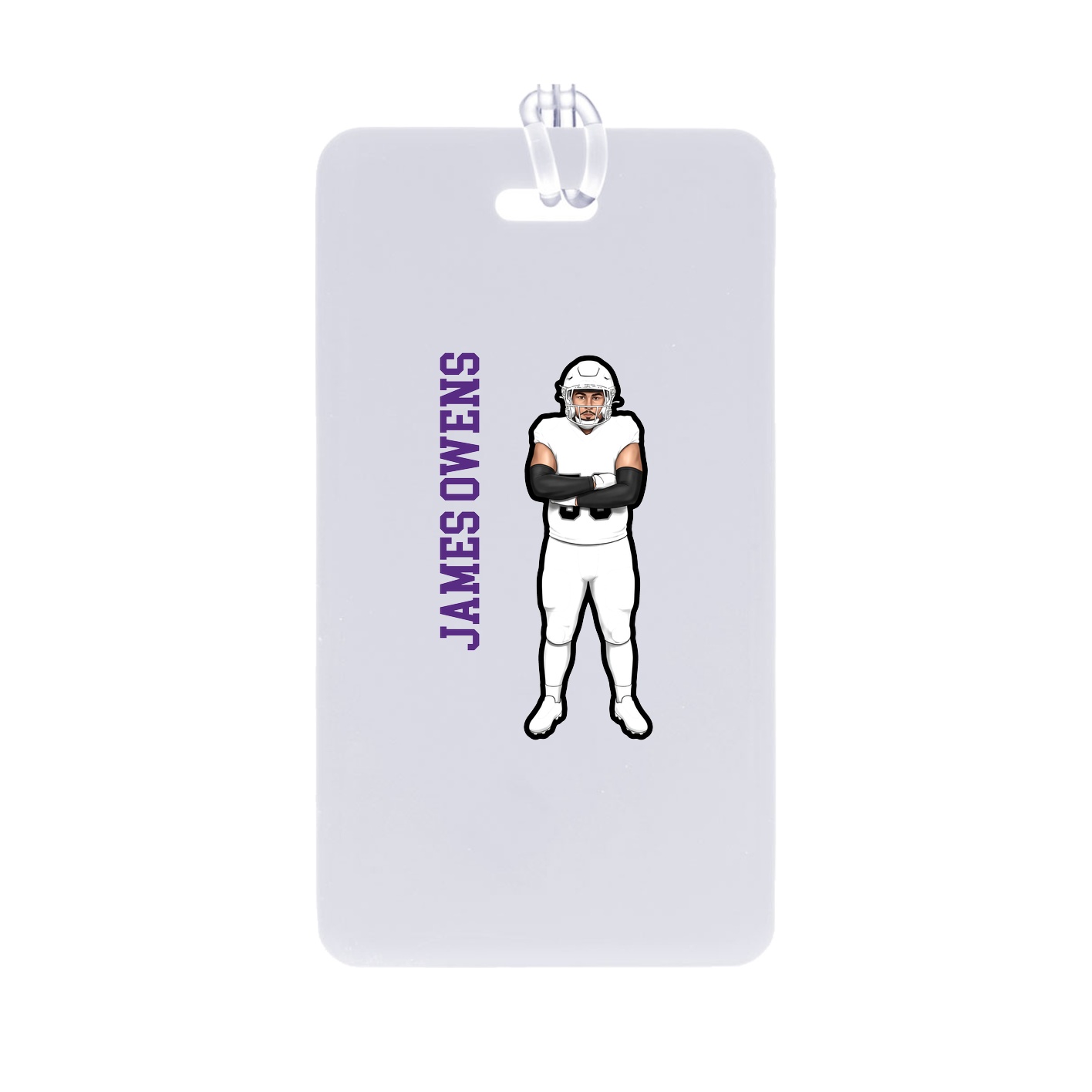 Bag Tag — Name Vertical in Classic