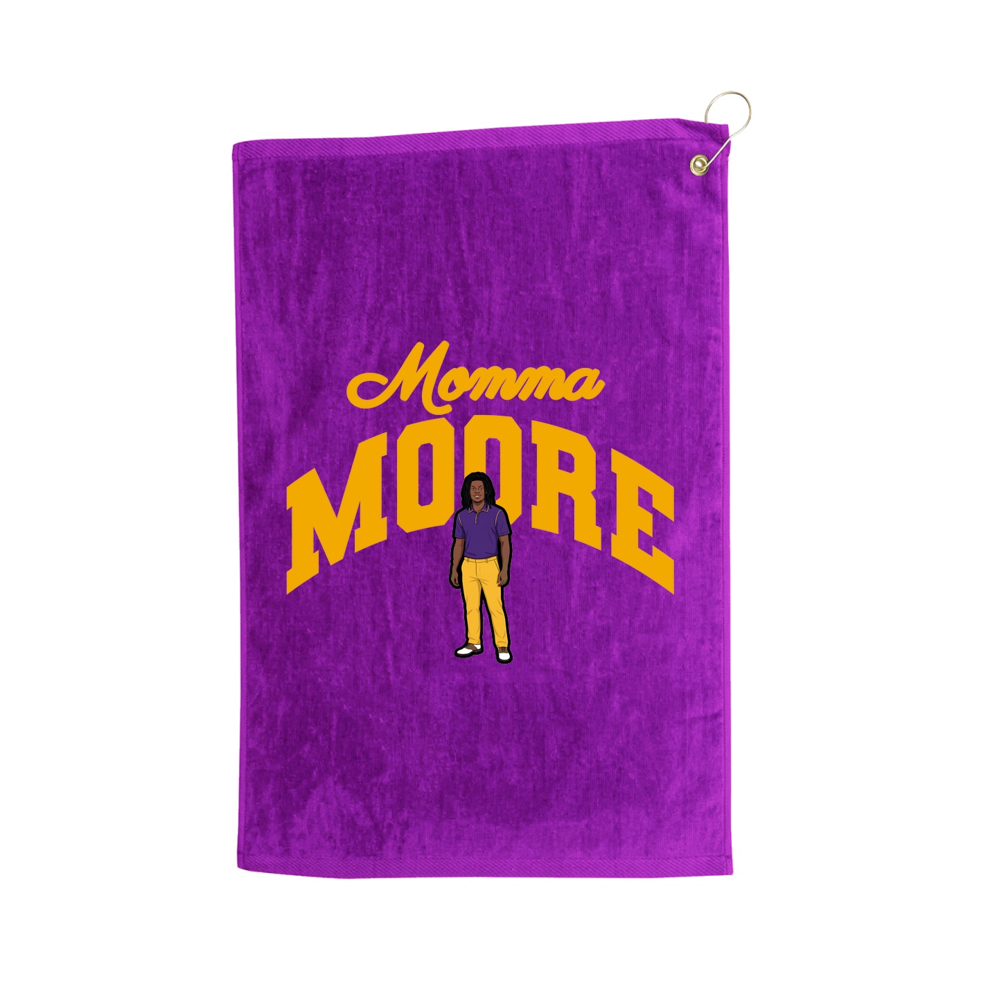 Golf Towel — Mothers Day Arch in Purple