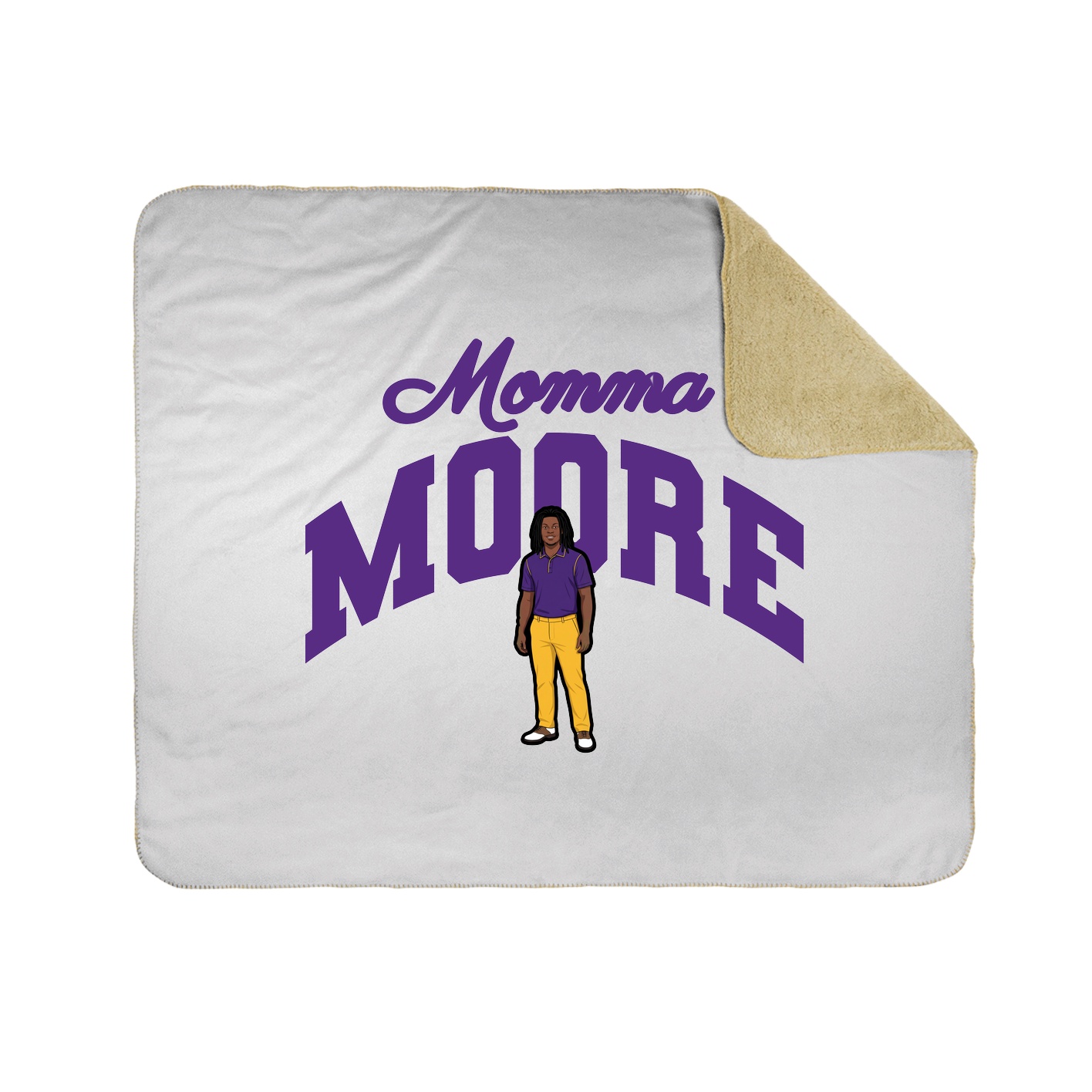 Throw Blanket — Mothers Day Arch in White