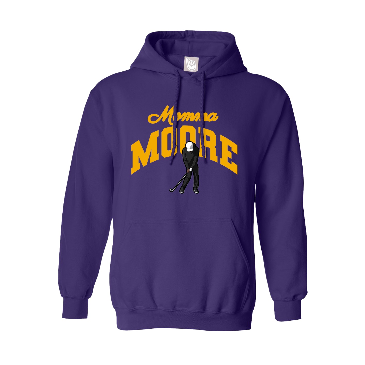 Youth Hoodie — Mothers Day Arch in Purple