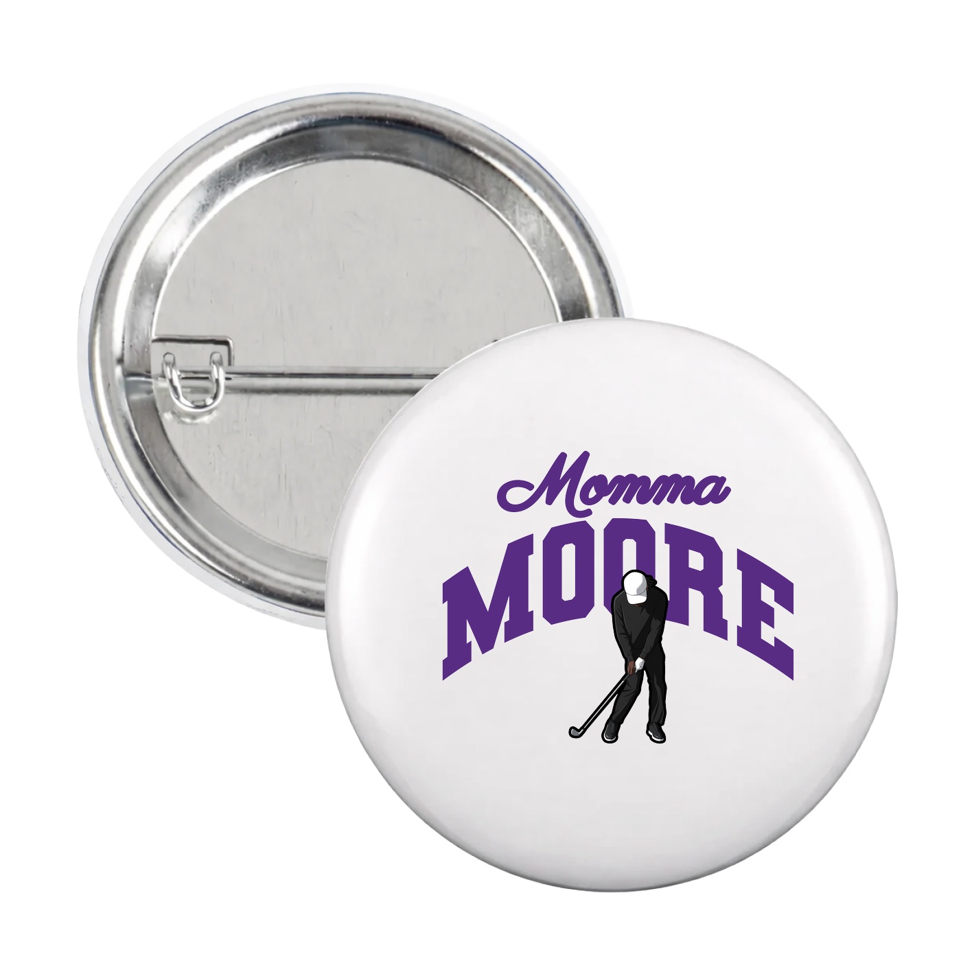 Game Day Button — Mothers Day Arch in White