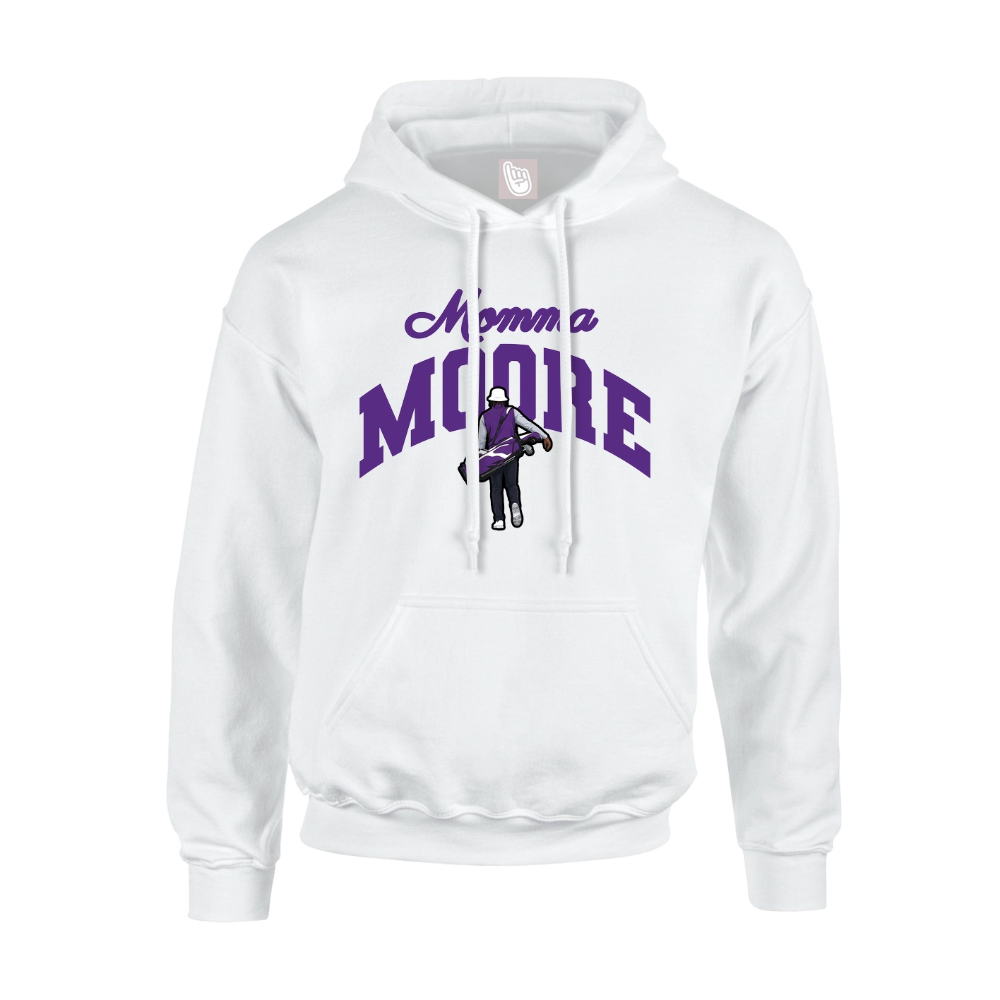 Youth Hoodie — Mothers Day Arch in White