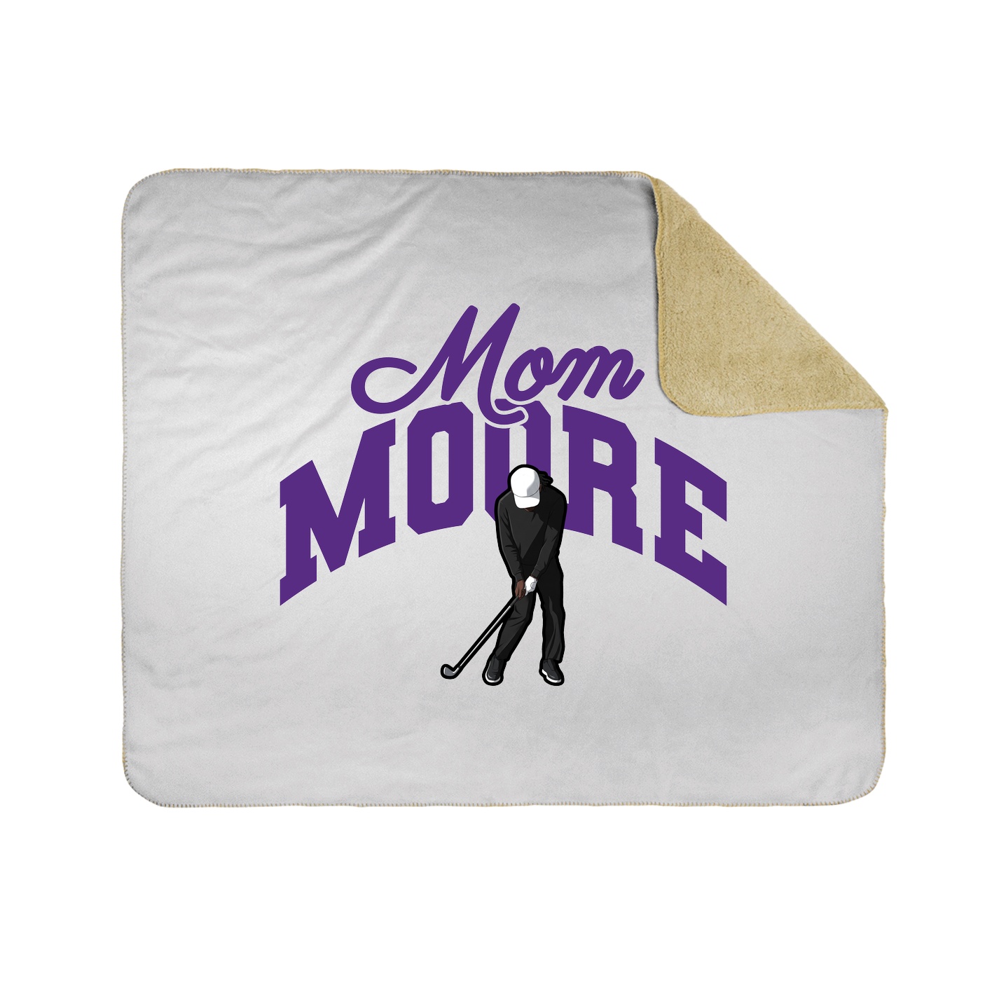 Throw Blanket — Mothers Day Arch in White