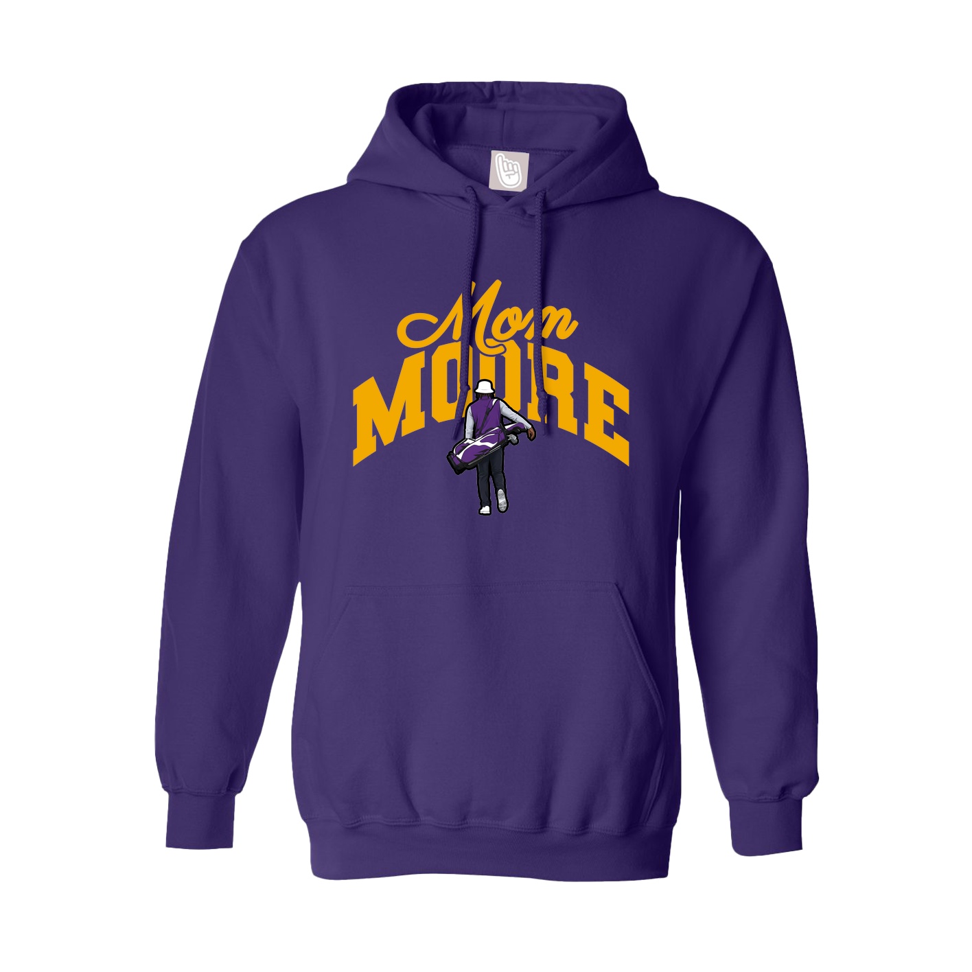 Youth Hoodie — Mothers Day Arch in Purple