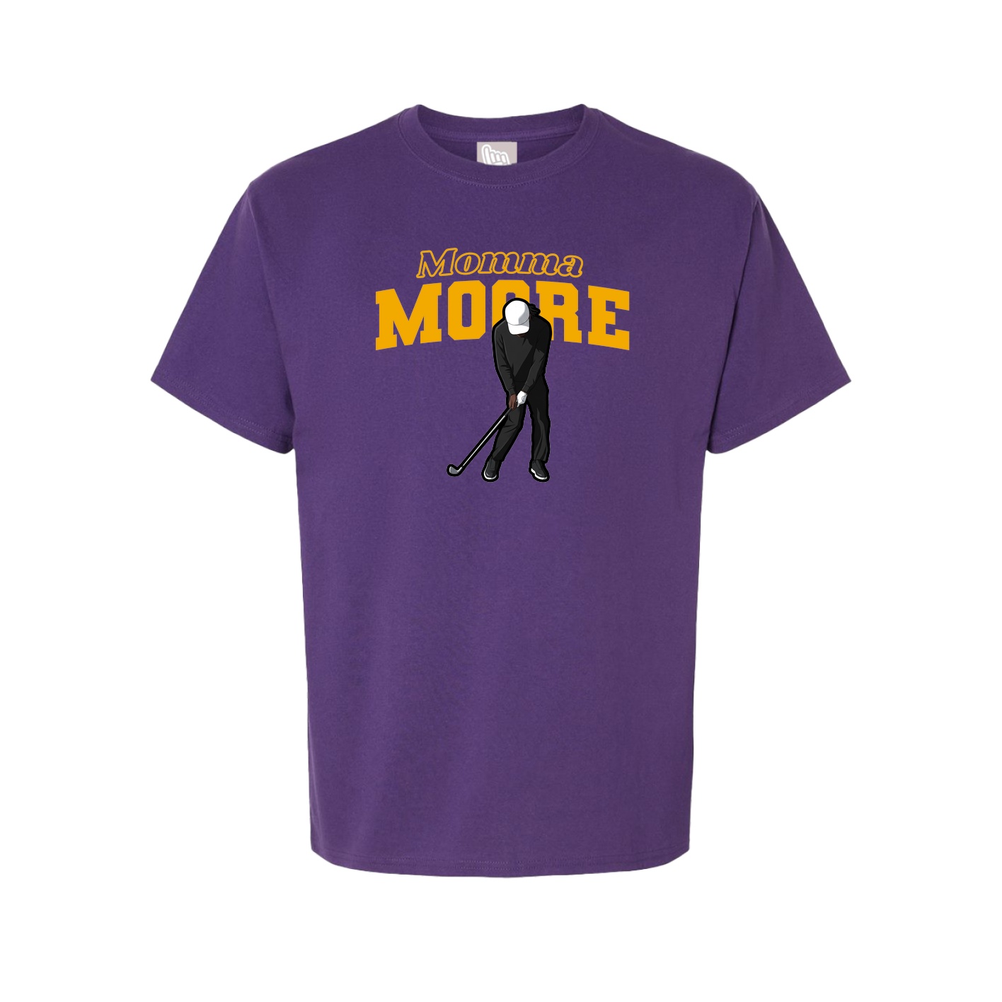Youth Tee — Mothers Day Block in Purple