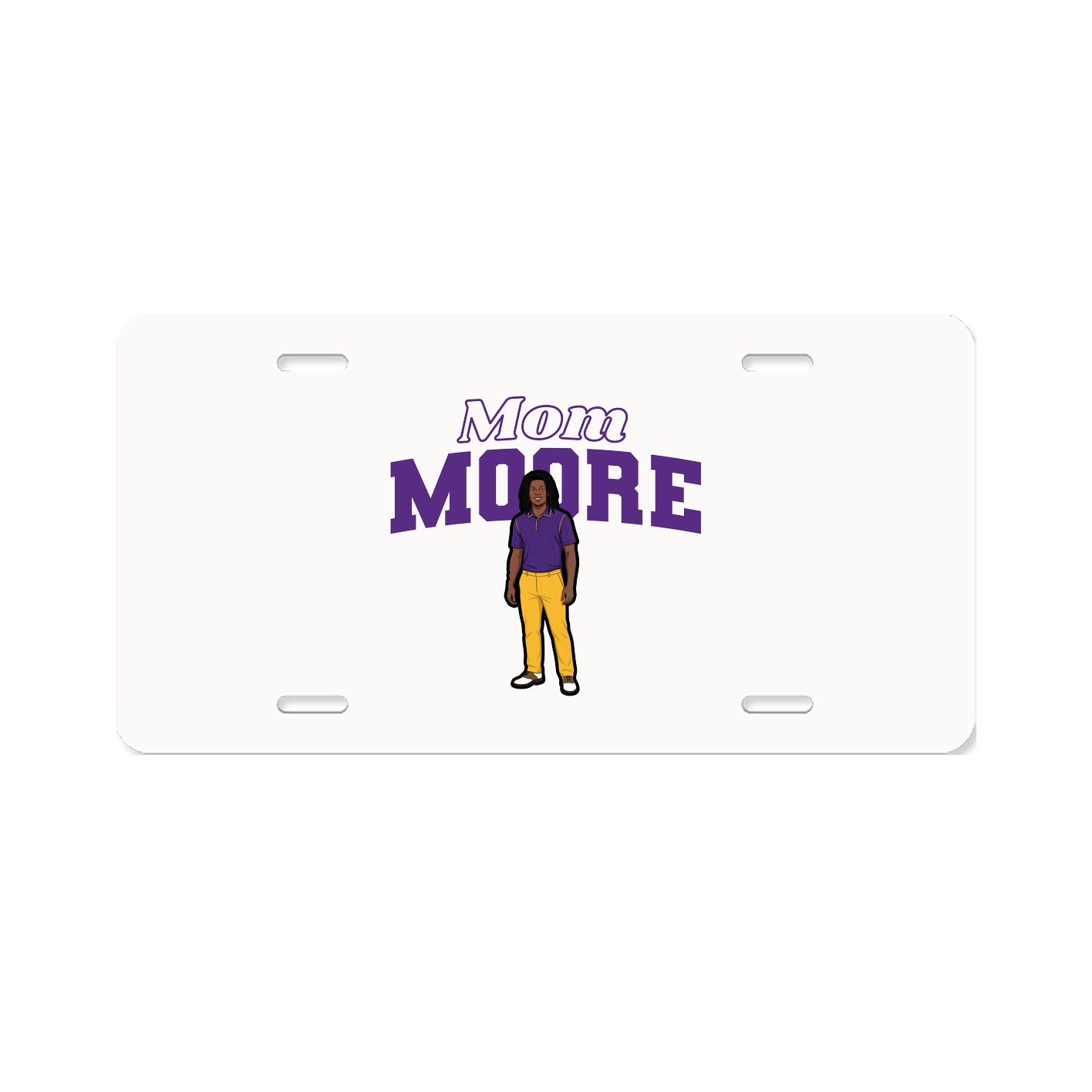 License Plate — Mothers Day Block in Classic