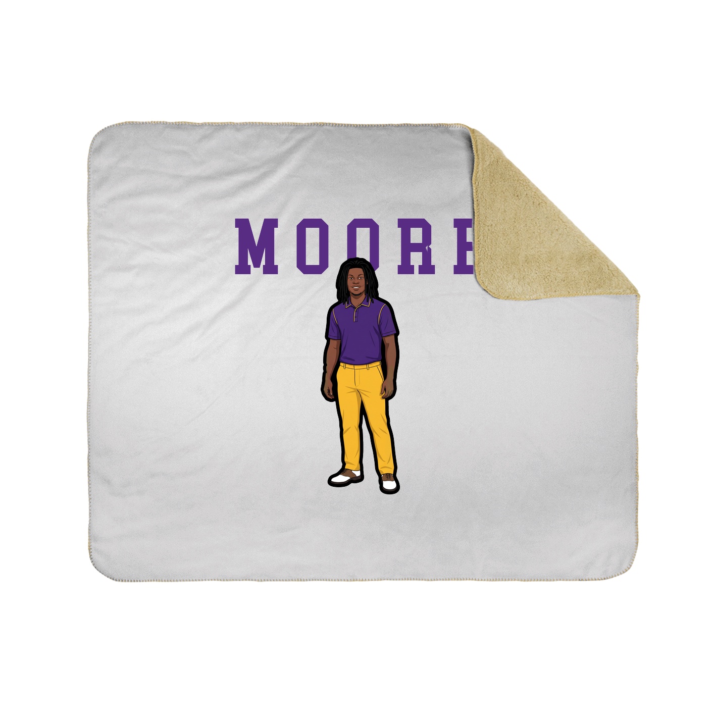 Throw Blanket — Shirsey in White
