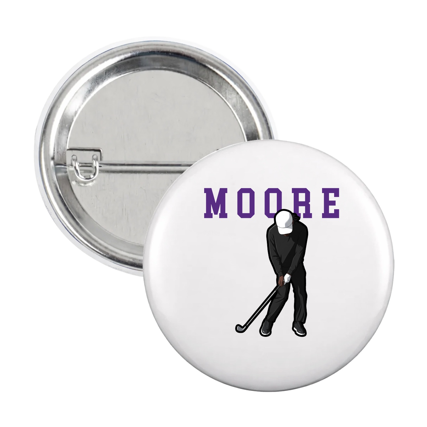 Game Day Button — Shirsey in White