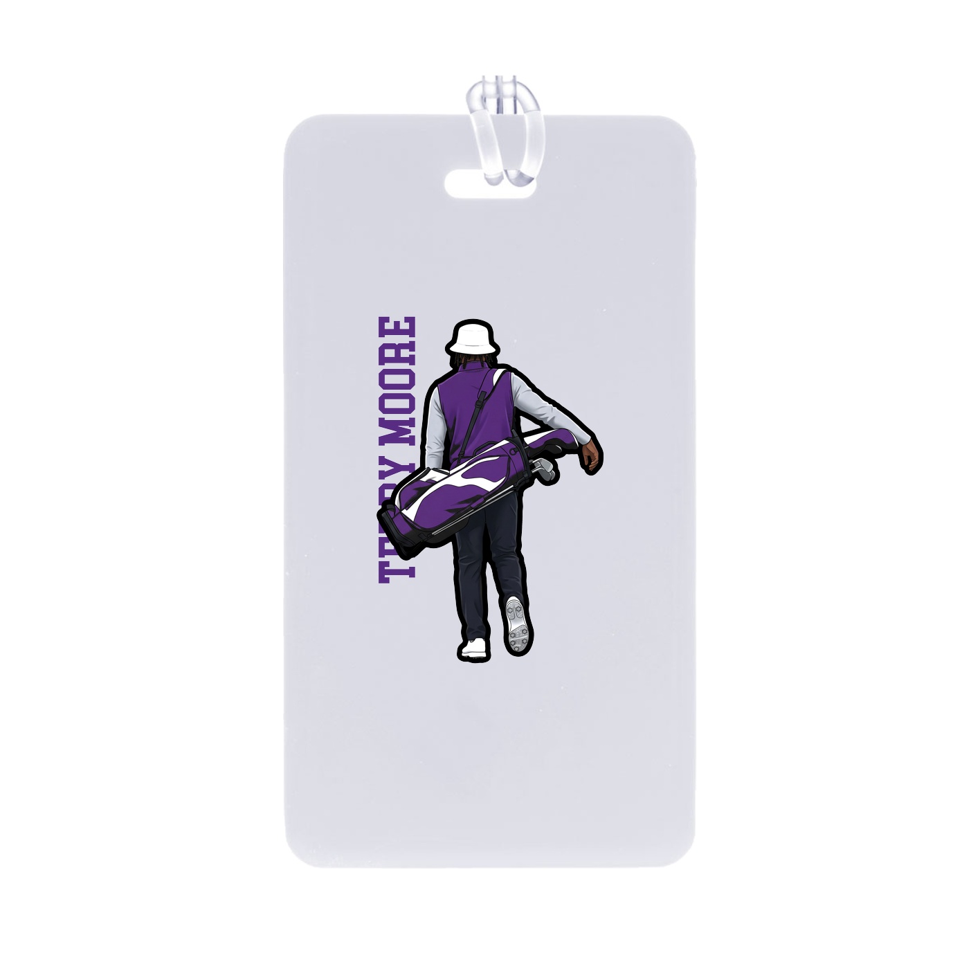 Bag Tag — Name Vertical in Classic