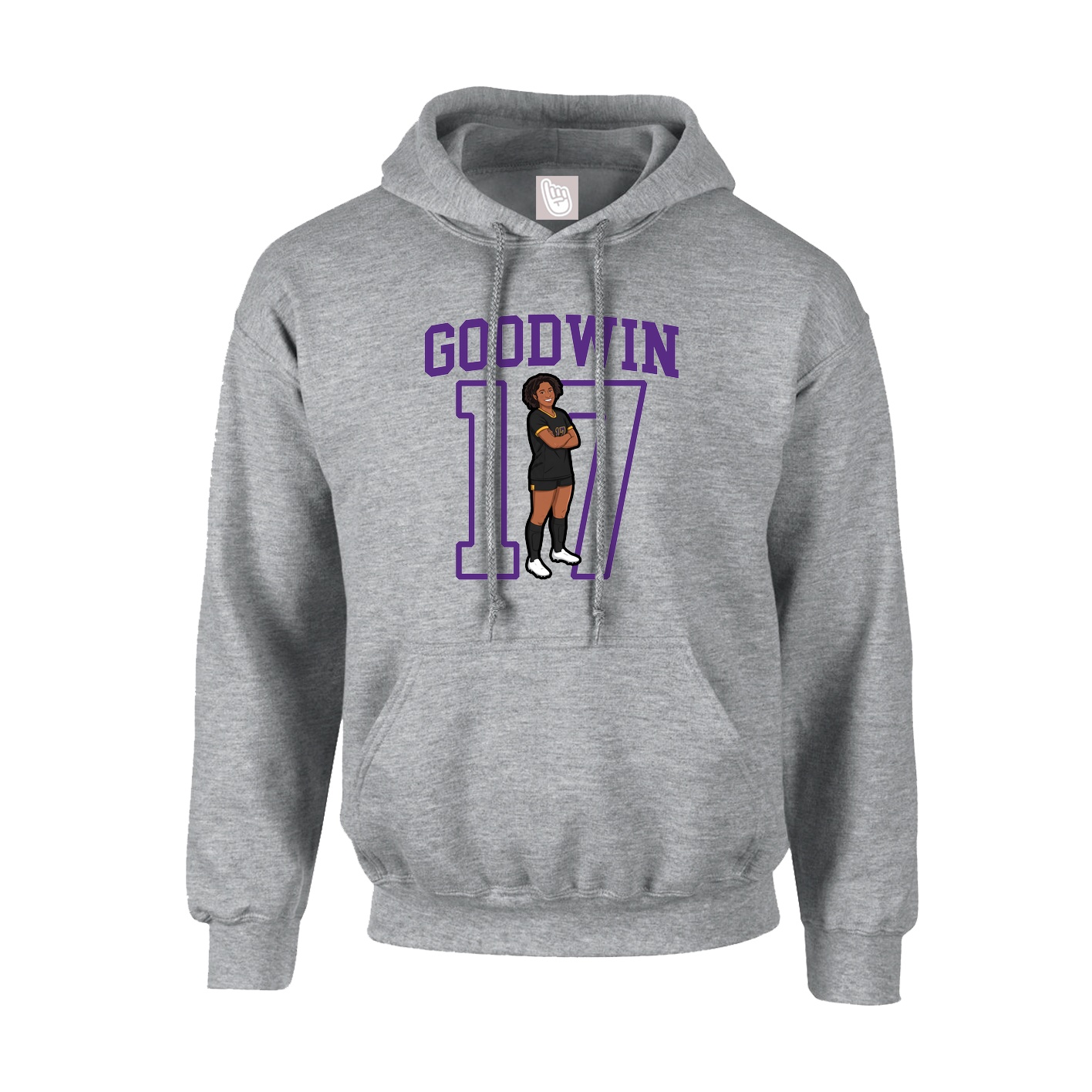 Hoodie — Shirsey in Grey