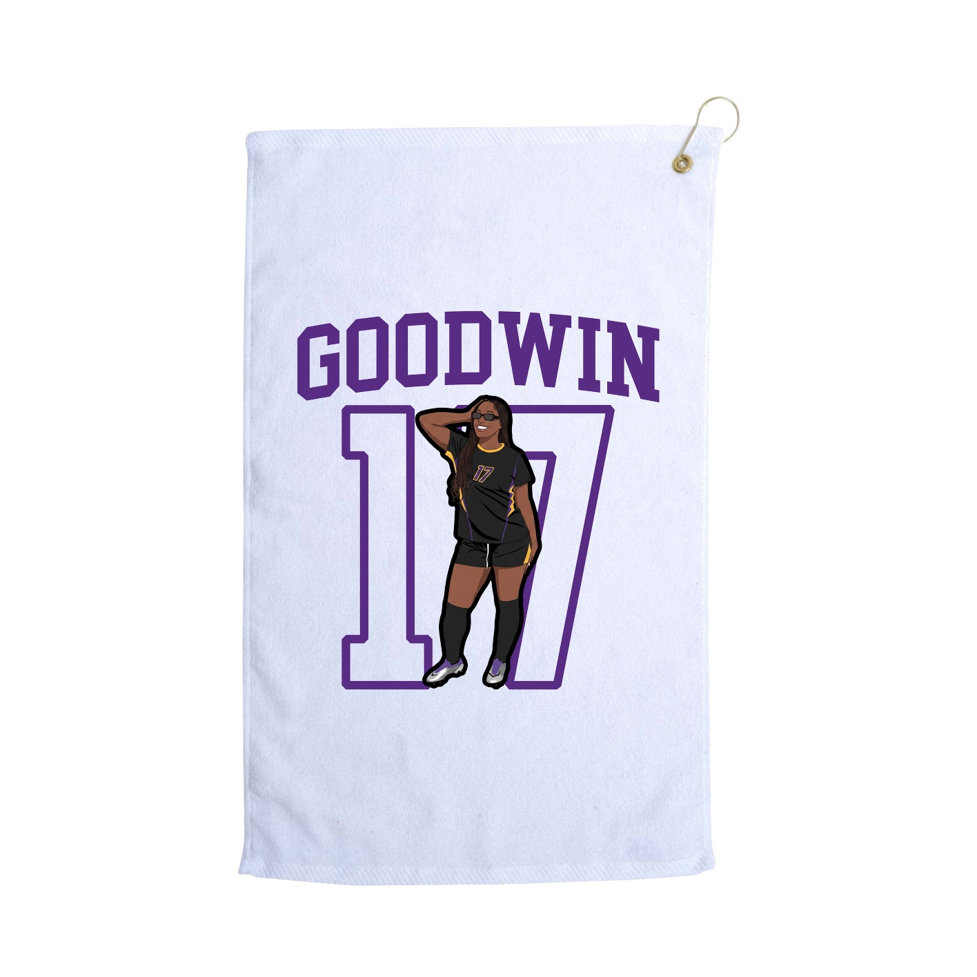Golf Towel — Shirsey in White
