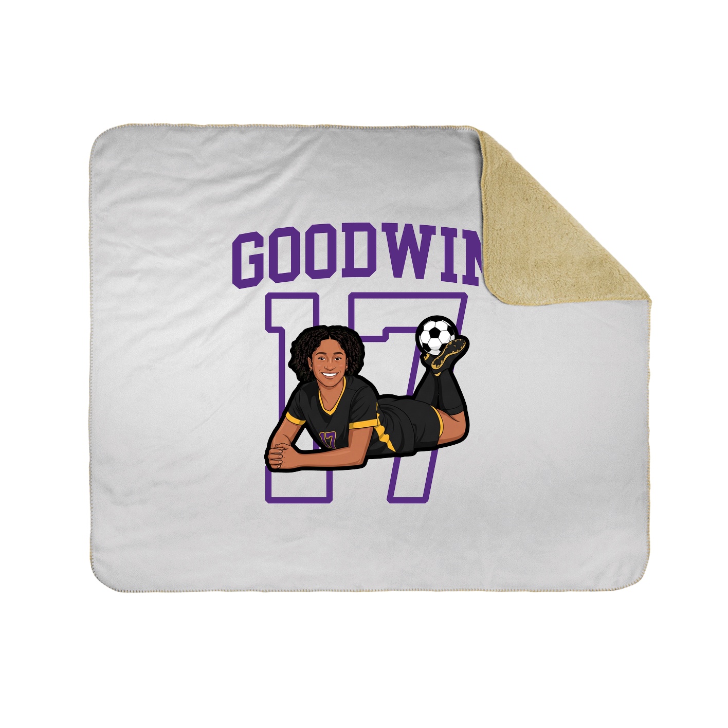50x60 Sherpa Lined Throw Blanket
