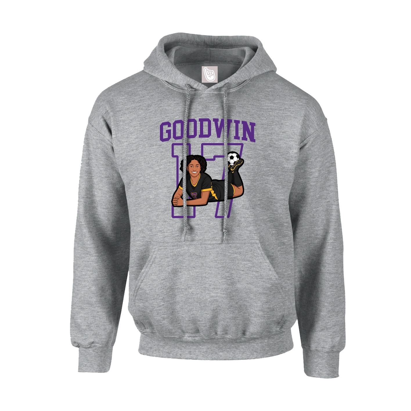 Hoodie — Shirsey in Grey