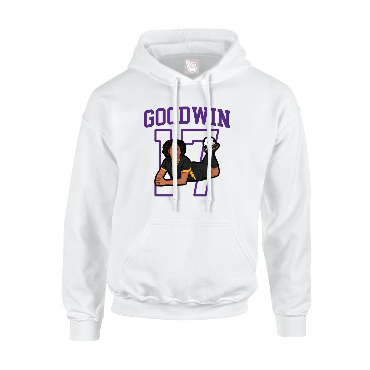 Youth Hoodie — Shirsey in White