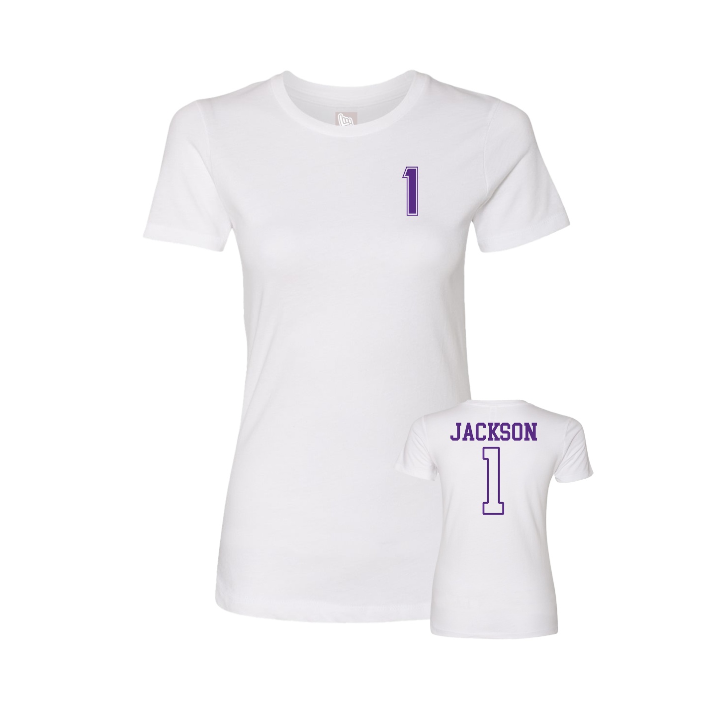 Womens Tee — Chest Back in White