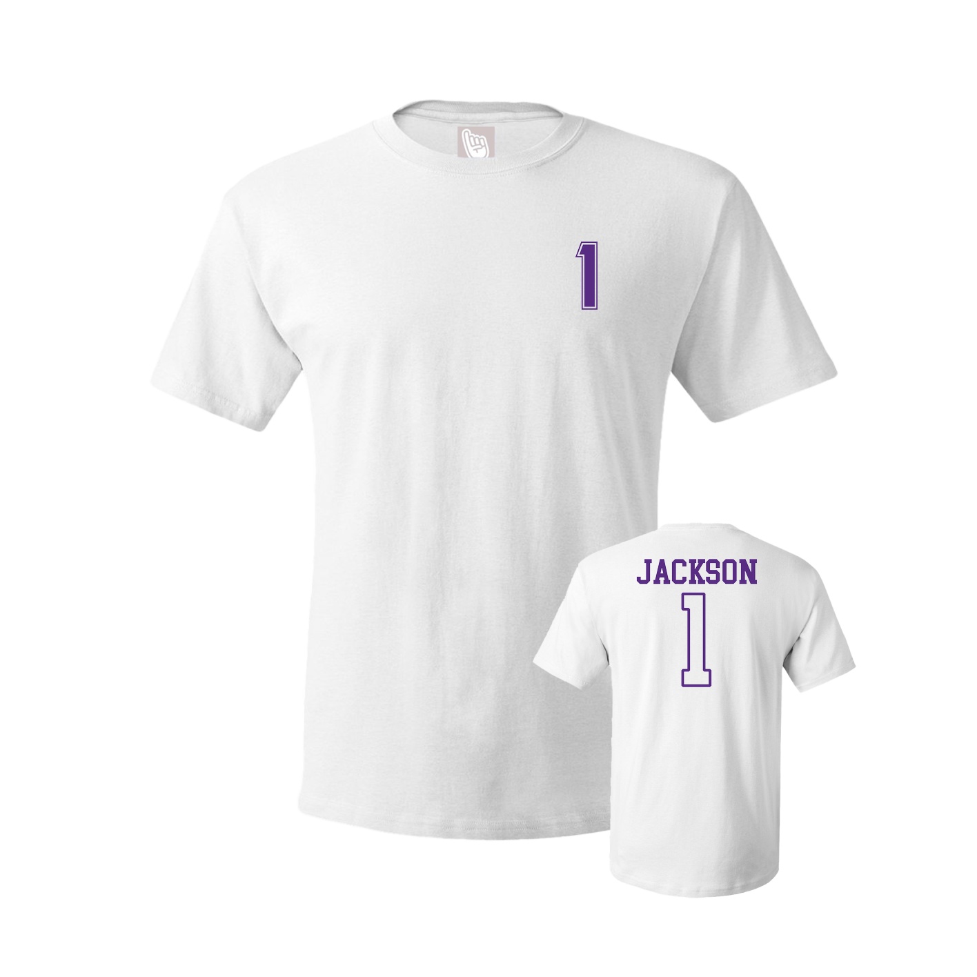 Youth Tee — Chest Back in White