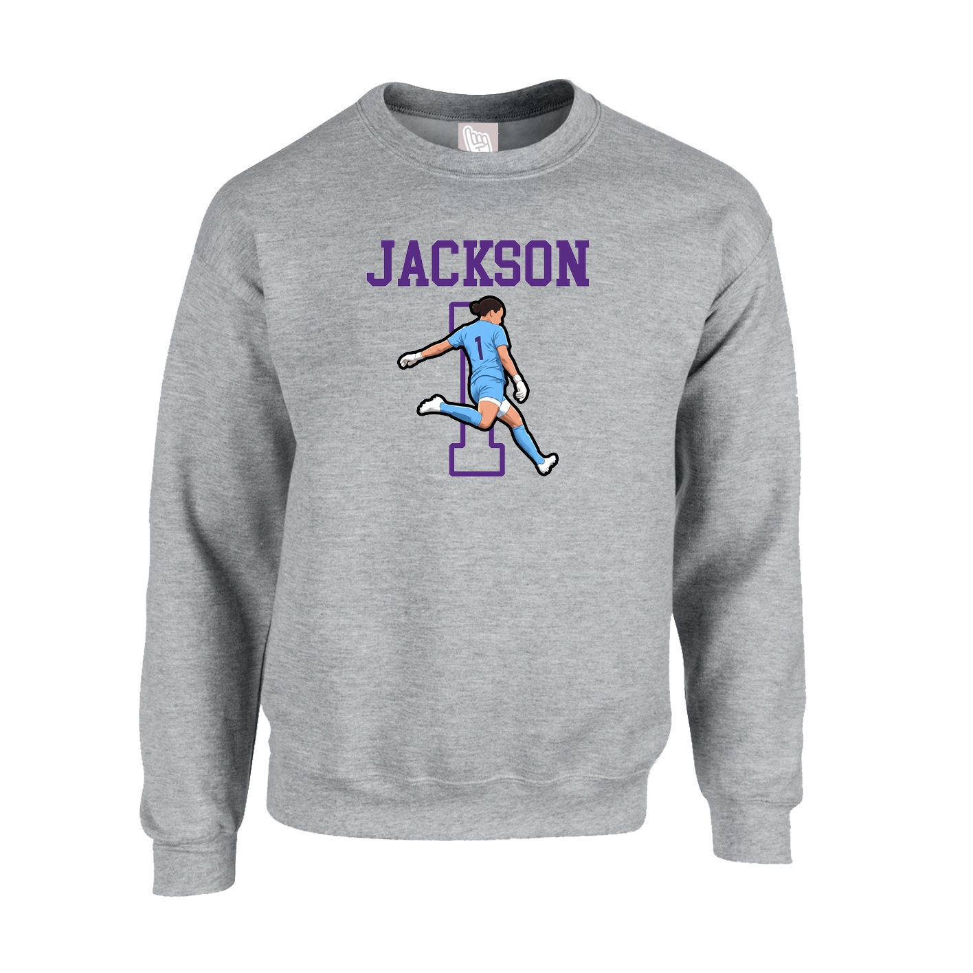 Fleece Crew — Shirsey in Grey