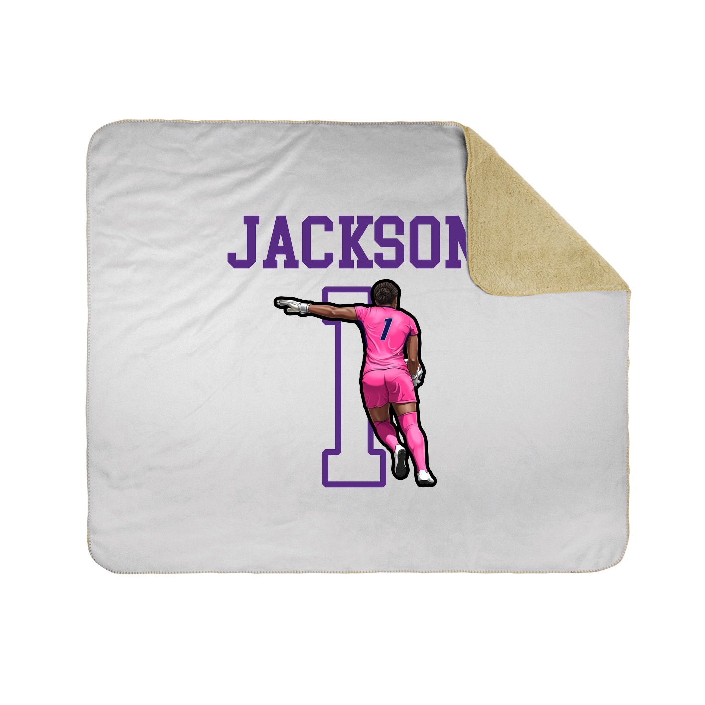 Throw Blanket — Shirsey in White