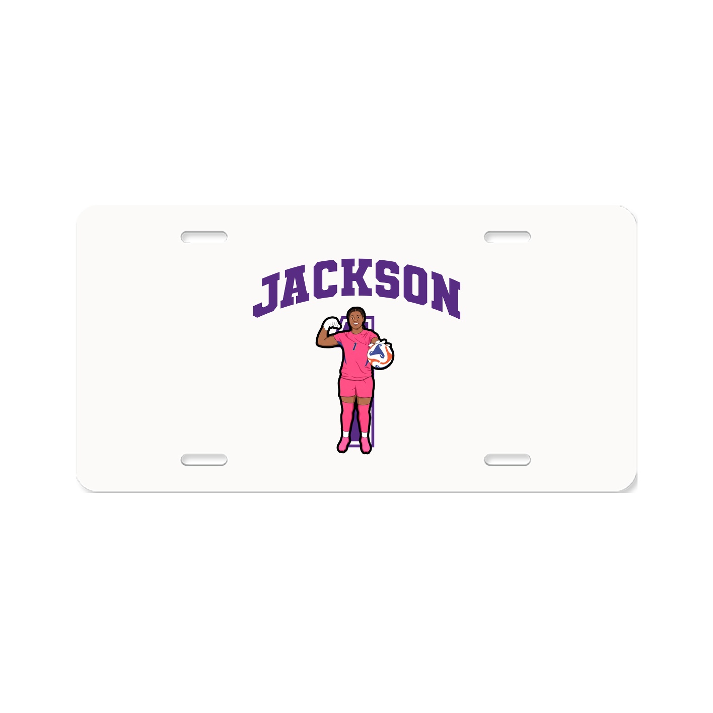 License Plate — Number in Classic